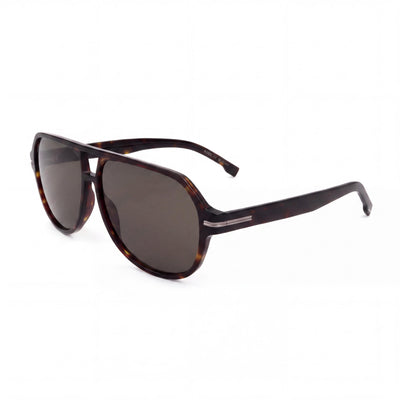 Hugo Boss 086/Ir Unisex Havana ECO ACETATE Polycarbonate Lens Sunglasses, 100% UVA & UVB Protection