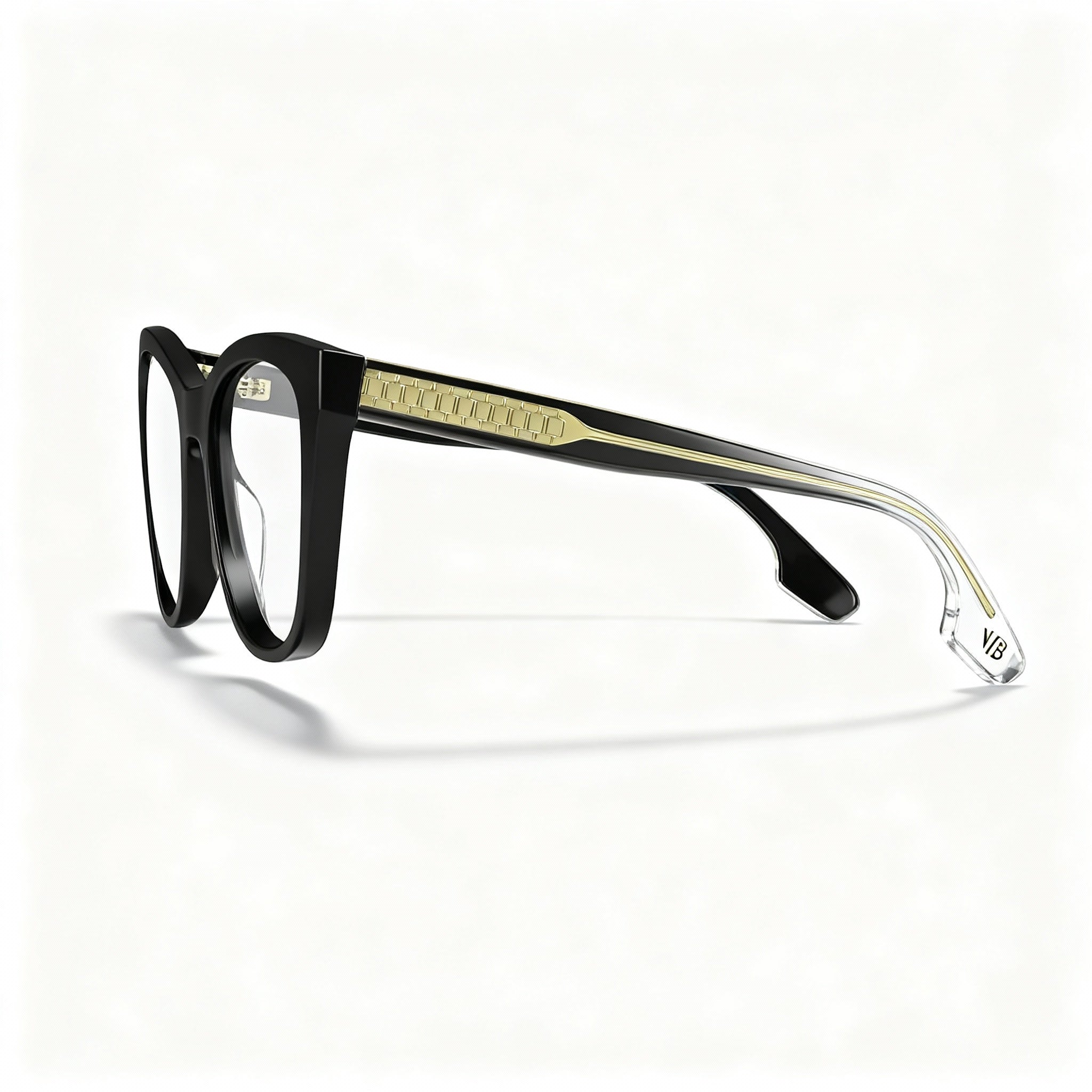 Victoria Beckham VB2665 Women's Black Acetate Prescription Optical Glasses, Bridge 17mm, Temple 140mm