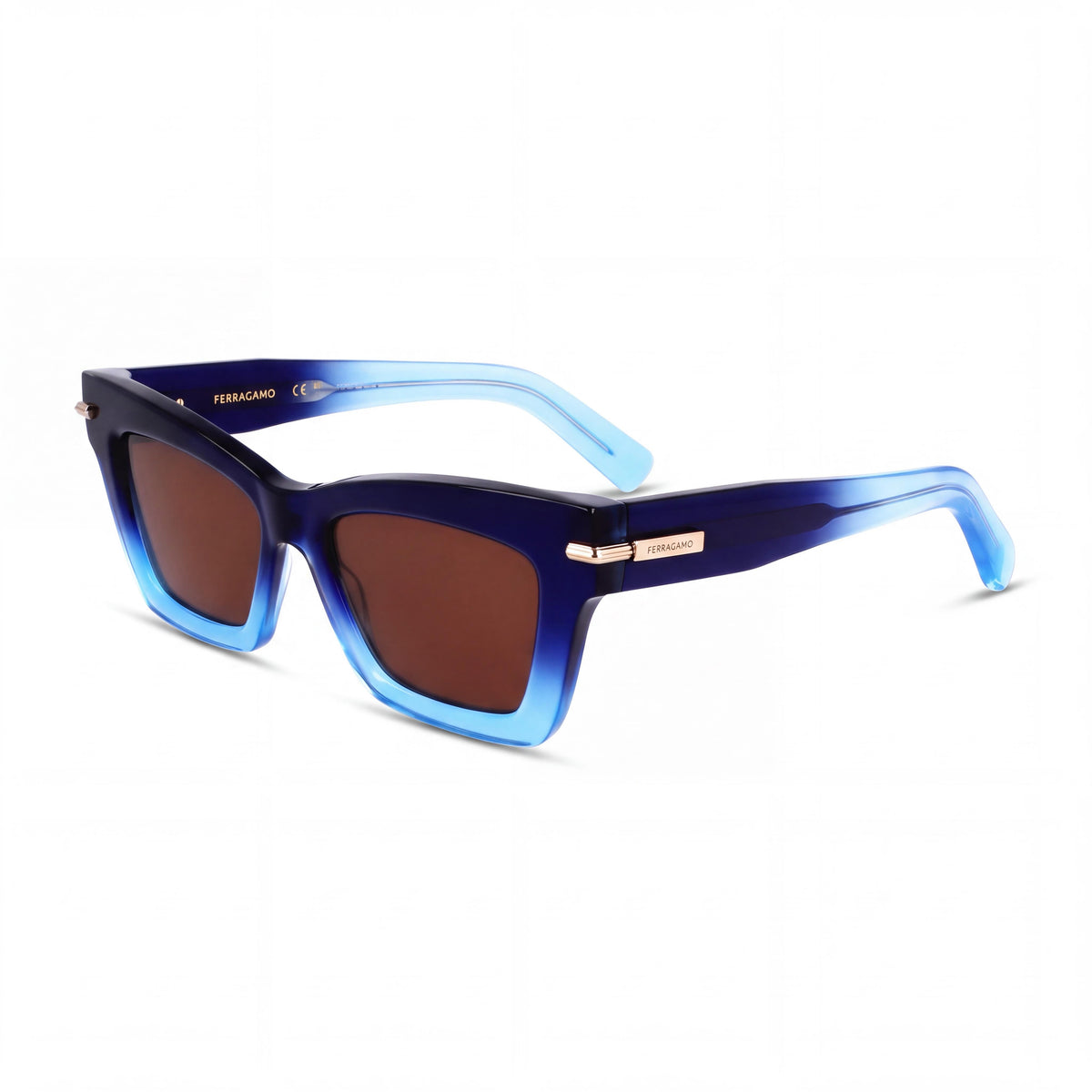 Ferragamo Sf2031s Men's Dark Blue Transparent Acetate Non- Sunglasses 52mm, Photo 1