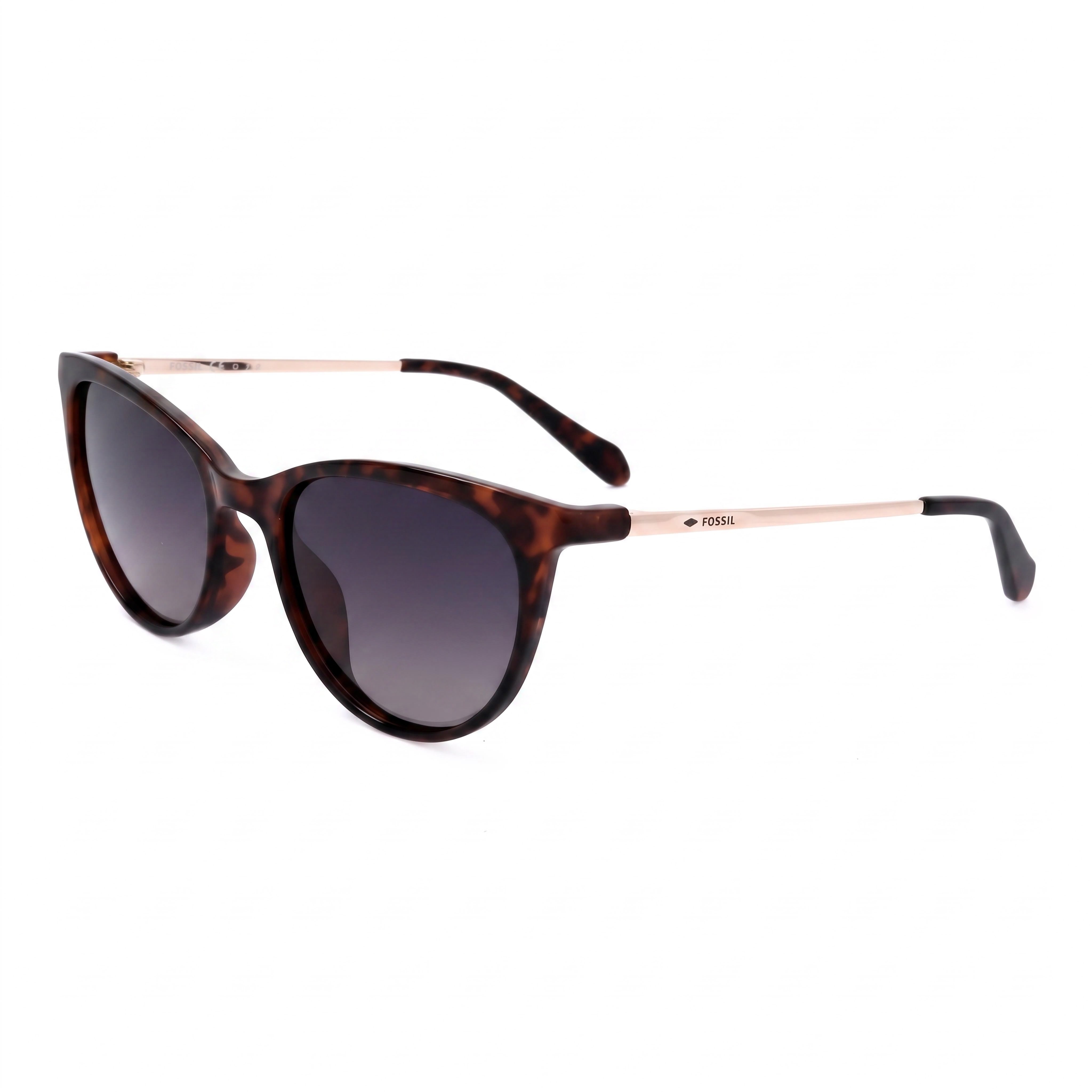 Fossil Women's Fos 3127/S Havana Violet Shaded Cellulose Propionate Non-Polarized Sunglasses 54-18-135, Photo 1