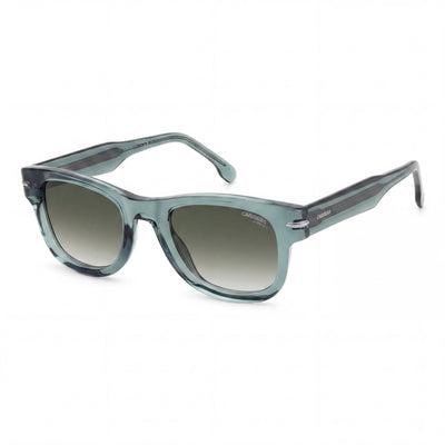 Gafas de sol Carrera 330/S para hombre, montura de plástico turquesa, cristales verdes sombreados no polarizados 100% UV de 50 mm