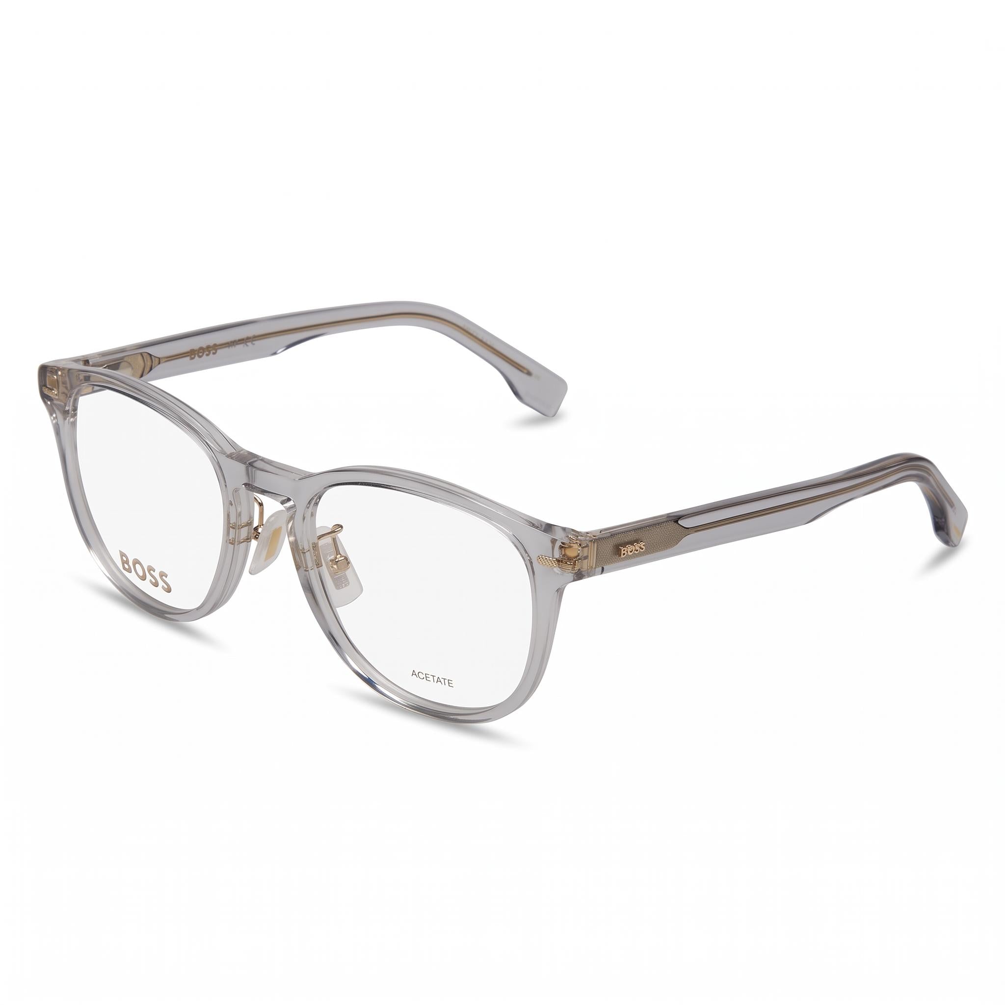 Hugo Boss Boss 1479/f Unisex Modern Style Grey Acetate Frame Polycarbonate Lens Sunglasses 52mm, Photo 1
