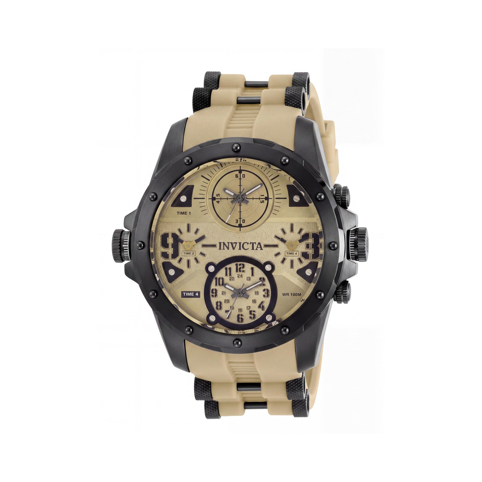 Invicta Coalition Forces 31139 Men's Quartz 50mm Stainless Steel Brown Dial Watch with Tritnite Night Glow, Photo 1