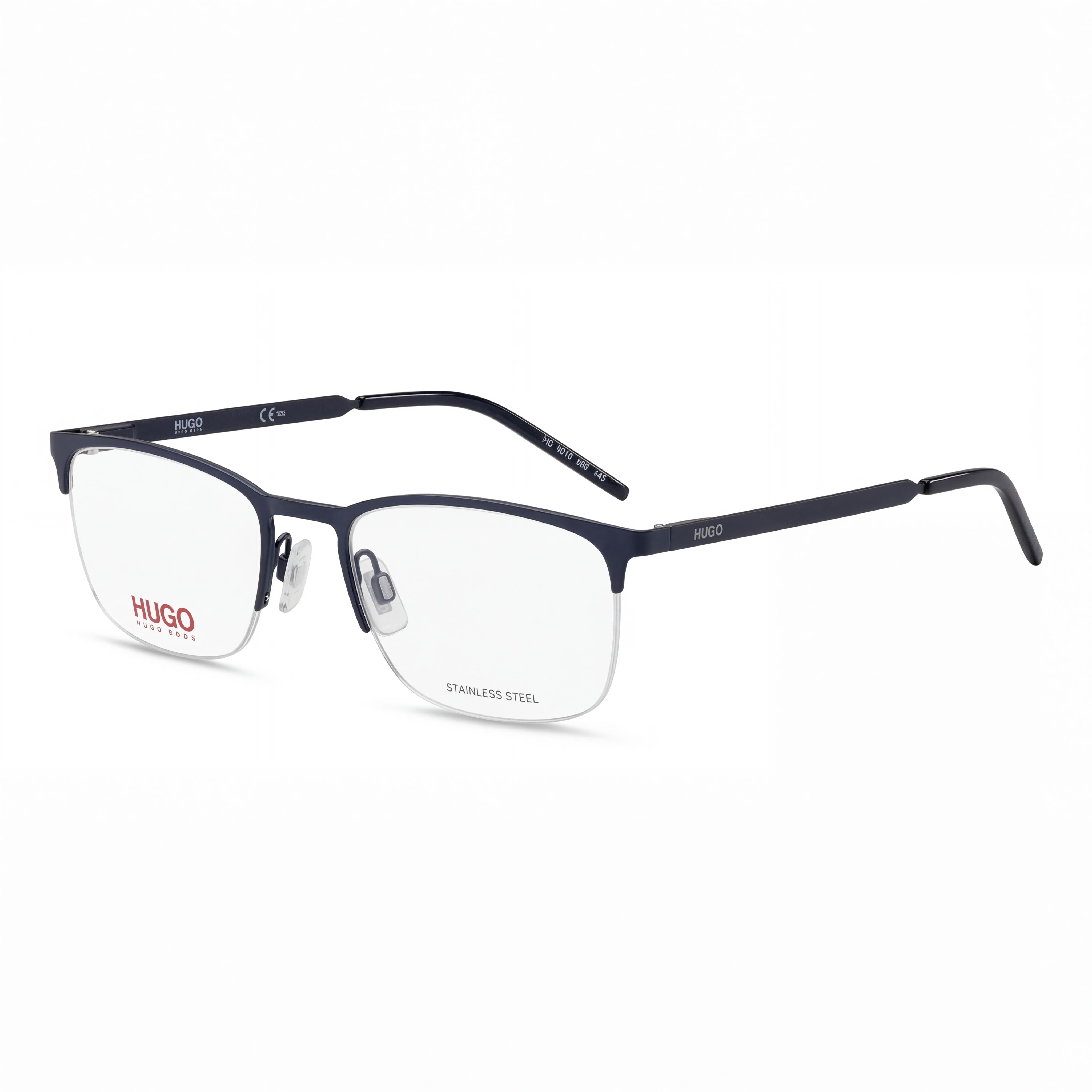 Gafas de sol Hugo Boss HG 1019 unisex con montura de metal negro mate y lentes de policarbonato, talla 53-20-145 mm, Photo 1