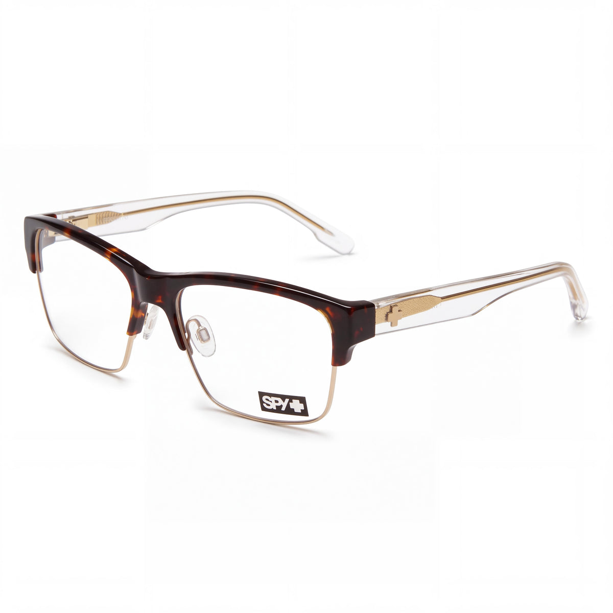 Gafas ópticas unisex Spy BRODY 5050 con montura de acetato Dark Tort Crystal y lentes transparentes, talla 59, Photo 1