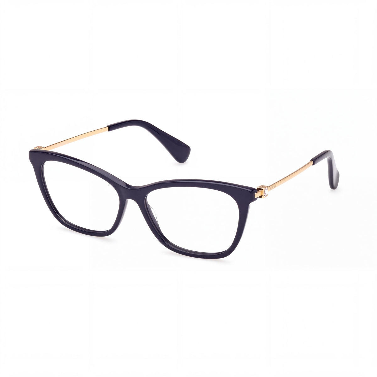MaxMara Mm5070 Women's Blue Plastic Full Rim Polycarbonate Transparent Lens Eyewear 54-14-140, Photo 1