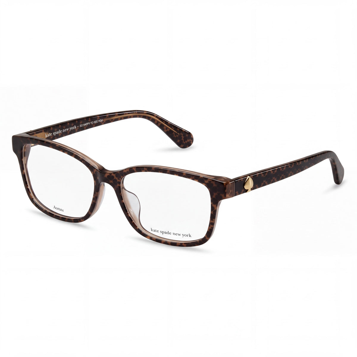 Montura de gafas para mujer kate spade new york KARIANE/F de plástico marrón polarizadas 53mm, Photo 1