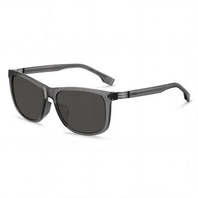Hugo Boss BOSS 1617/F/S Grey Rectangle Sunglasses for Men, 59mm