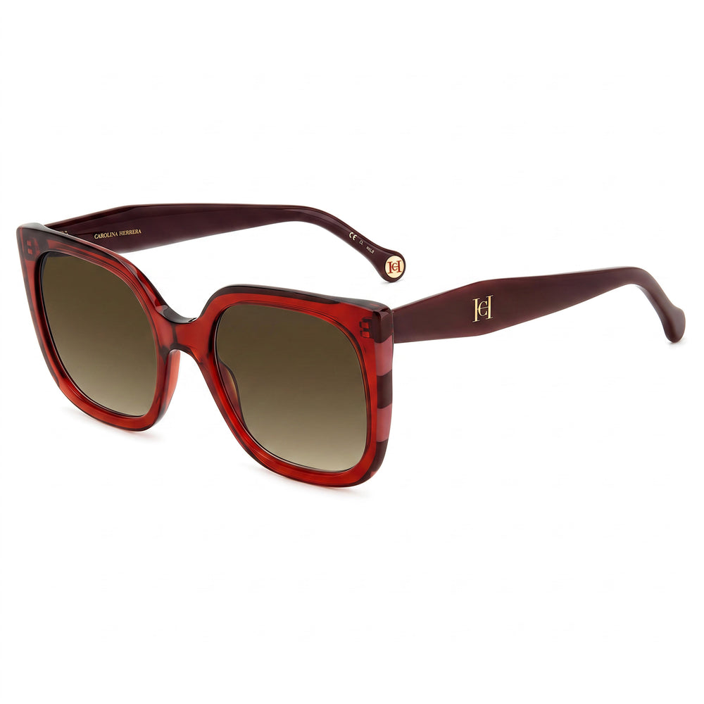 Gafas de sol de mujer Carolina Herrera HER 0128/S de acetato ojo de gato, rojo burdeos de 54 mm