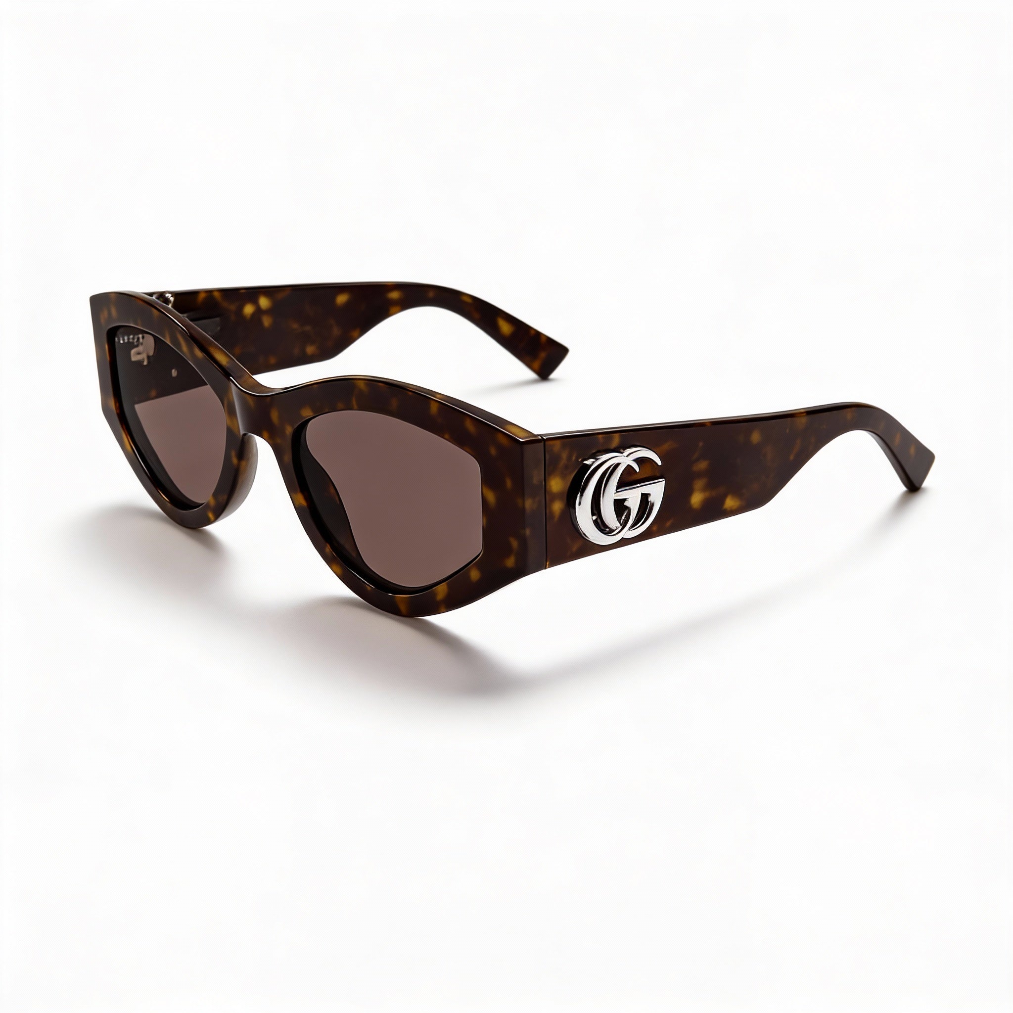 Gucci Modern GG1951S Unisex Recycled Sunglasses with Black Frame and Black Lenses, Bridge 18mm, Temple 145mm, Photo 1