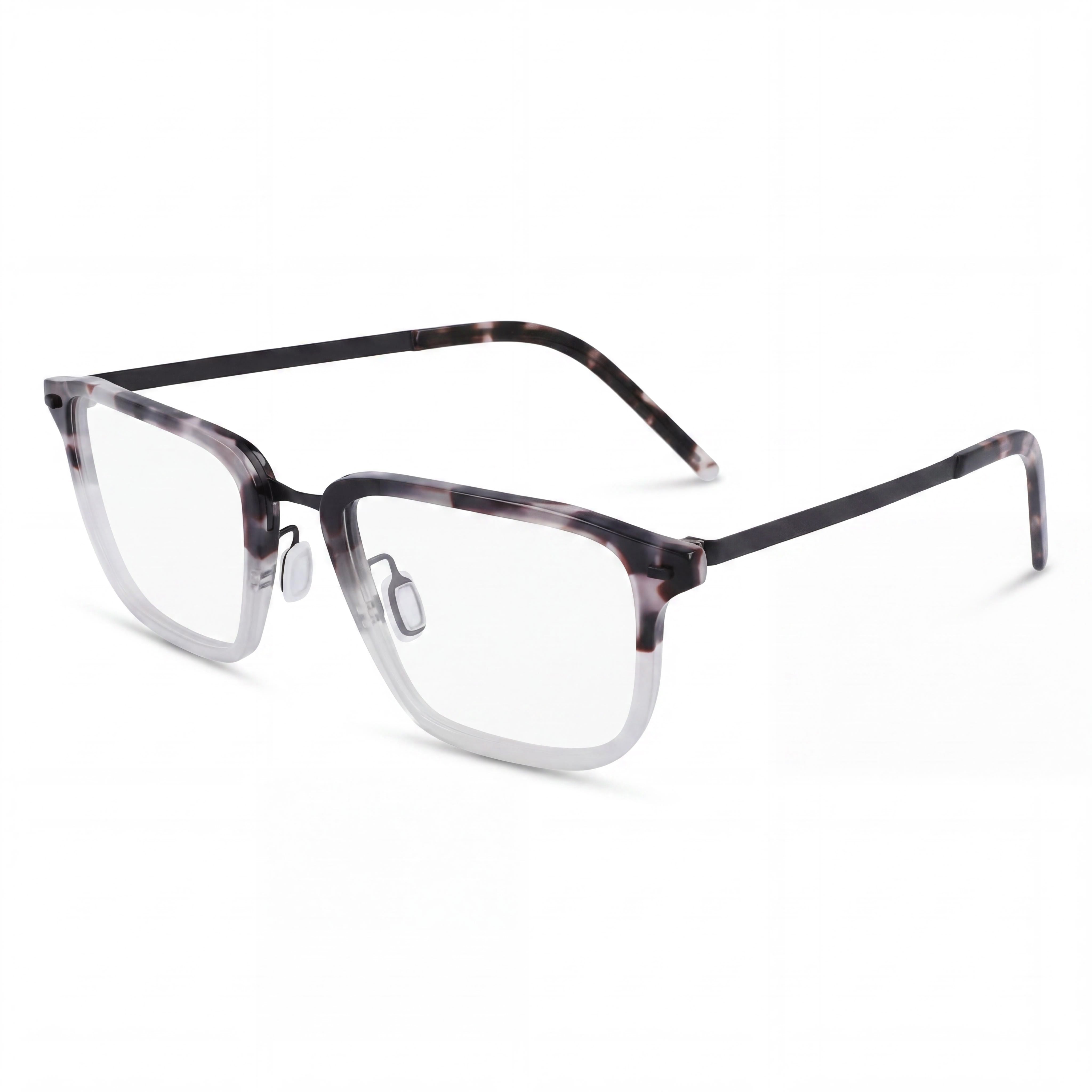Gafas Flexon B2037 para mujer con montura metálica color oliva brillante y lente de 55 mm de ancho, Photo 1