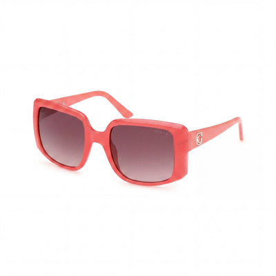 Guess Modern Men's Pink Monocolor Plastic Frame Gradient Brown Polycarbonate UV Protection Sunglasses 53mm