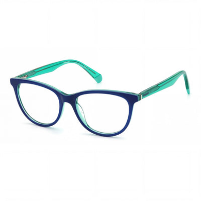 Gafas de sol Polaroid Pld D395 para mujer, de plástico, no polarizadas, azul aguamarina, 52-16-145