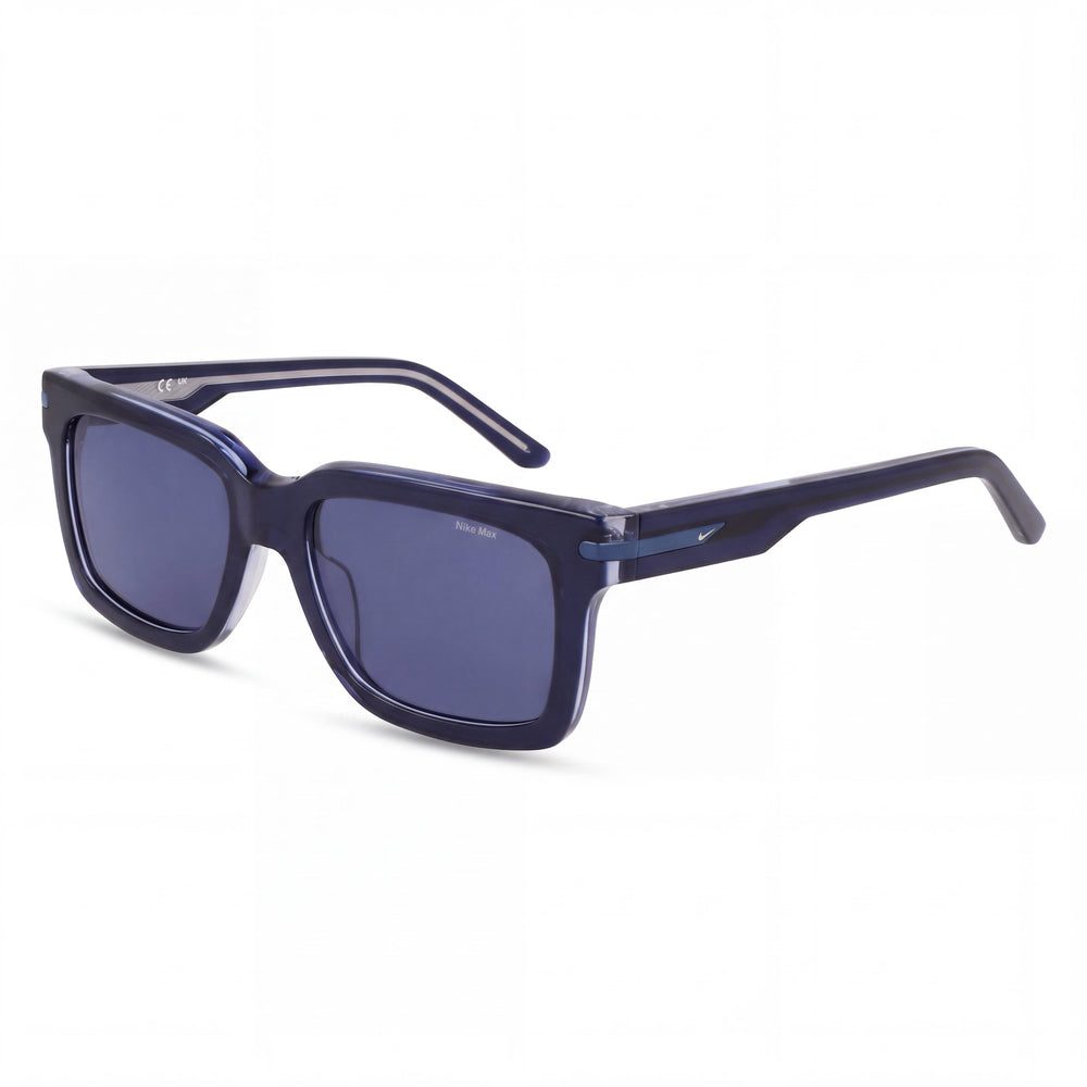 Gafas de sol para mujer Nike Crescent I Ev24017, rectangulares, de plástico, azul marino, 100% protección UV, no polarizadas, 54 mm