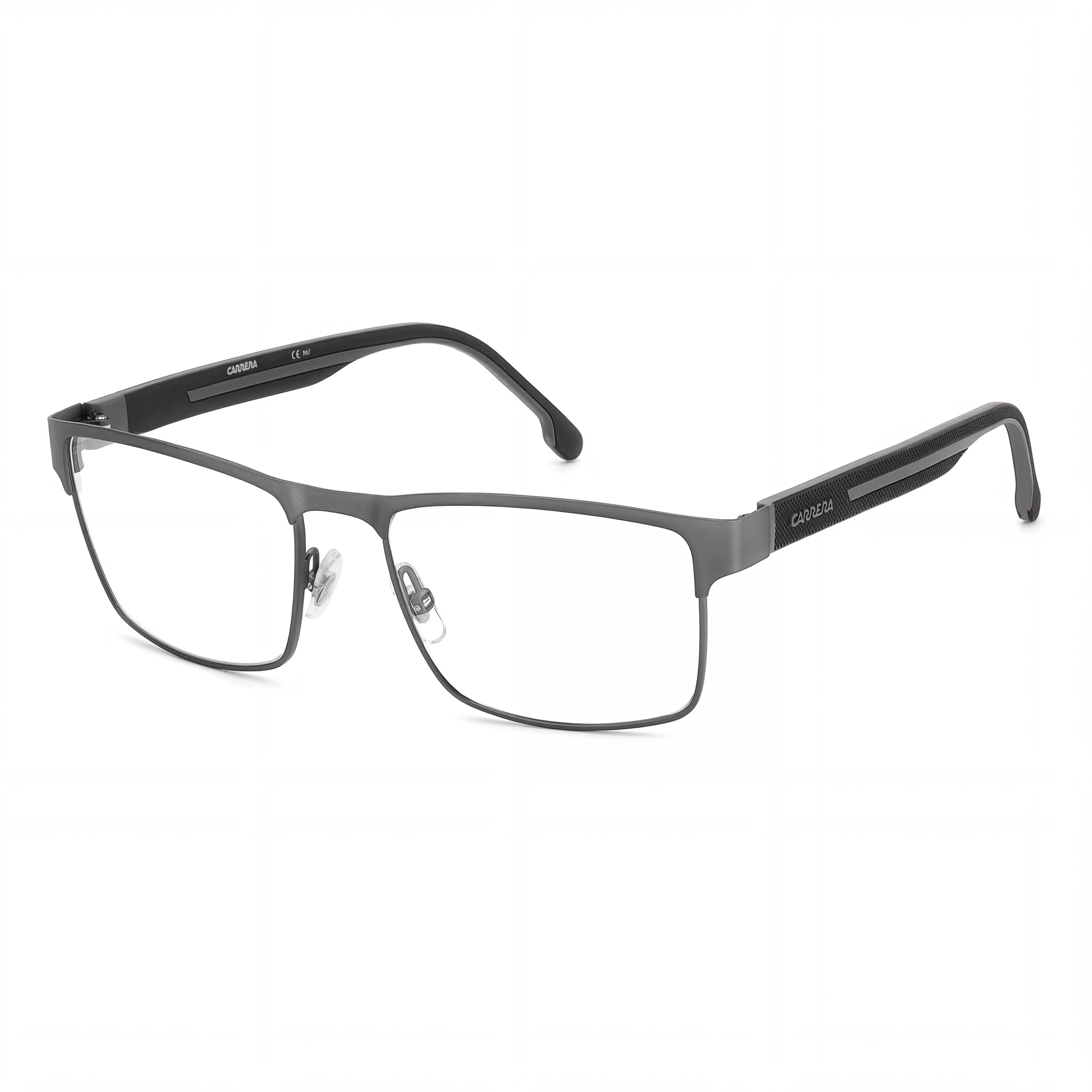 Carrera Carrera 8884 Men's Eyewear Frame, Metal Matte Black Grey, Lens Width 57mm, Bridge 18mm, Temple 145mm, Photo 1
