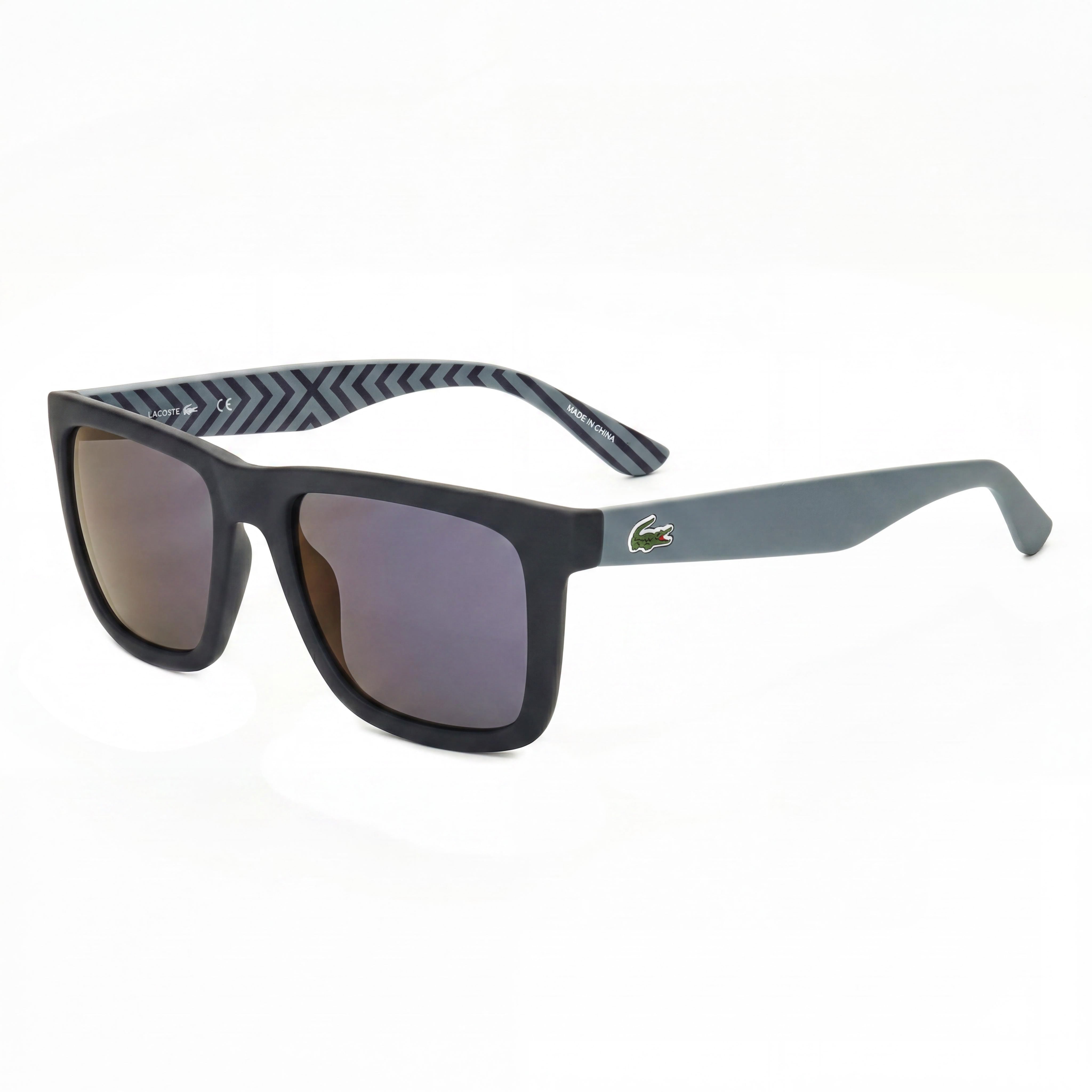 Lacoste Classic Women's Acetate Matte Blue Navy Frame Brown Lens UV Protected Anti-Reflective Sunglasses 54-19-140mm, Photo 1