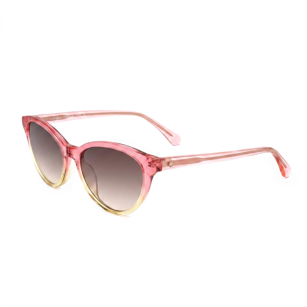 Kate Spade New York ADELINE/G/S Women's Pink Shaded Yellow Brown Gradient Acetate UV Sunglasses 55mm