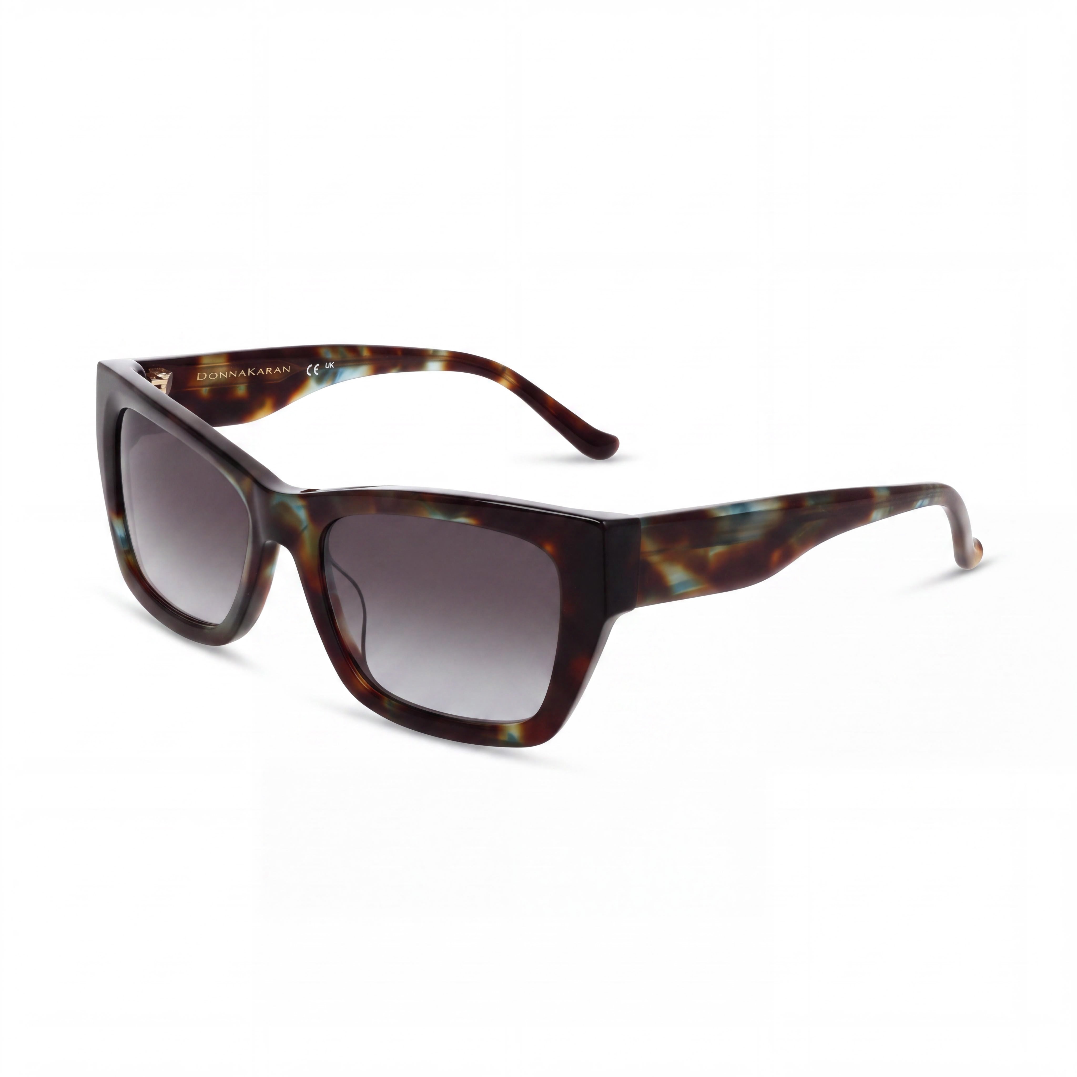 Donna Karan Do519s Women's Acetate Eyewear with Blue Tortoise Frame and Blue Smoke Gradient Lenses 55-19-140, Photo 1