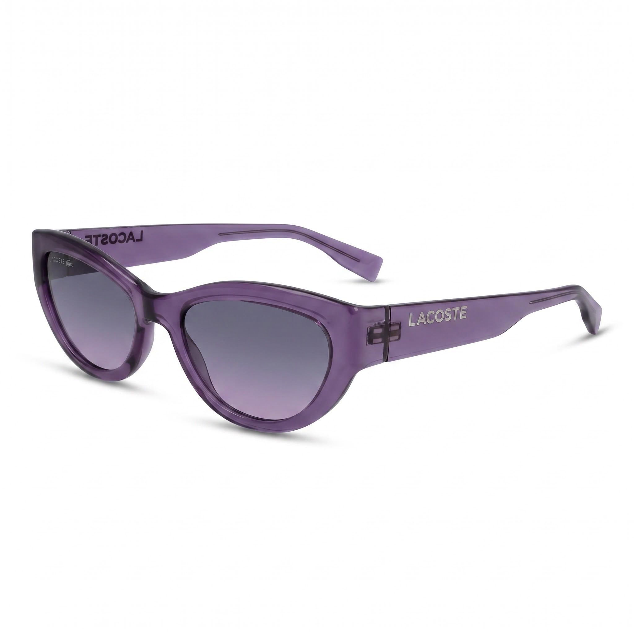 Lacoste Women's L6013s Multi-Coloured Iniettato Frame 100% UV Protection Transparent Purple Lens 54mm Sunglasses, Photo 1