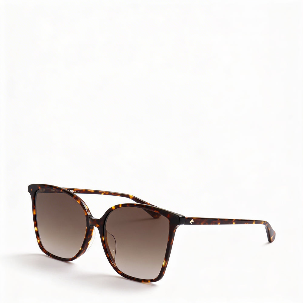 Kate Spade New York BRIGITTE/F/S Gafas de sol para mujer con montura ojo de gato de acetato, color marrón habano degradado, protección UV, 58 mm