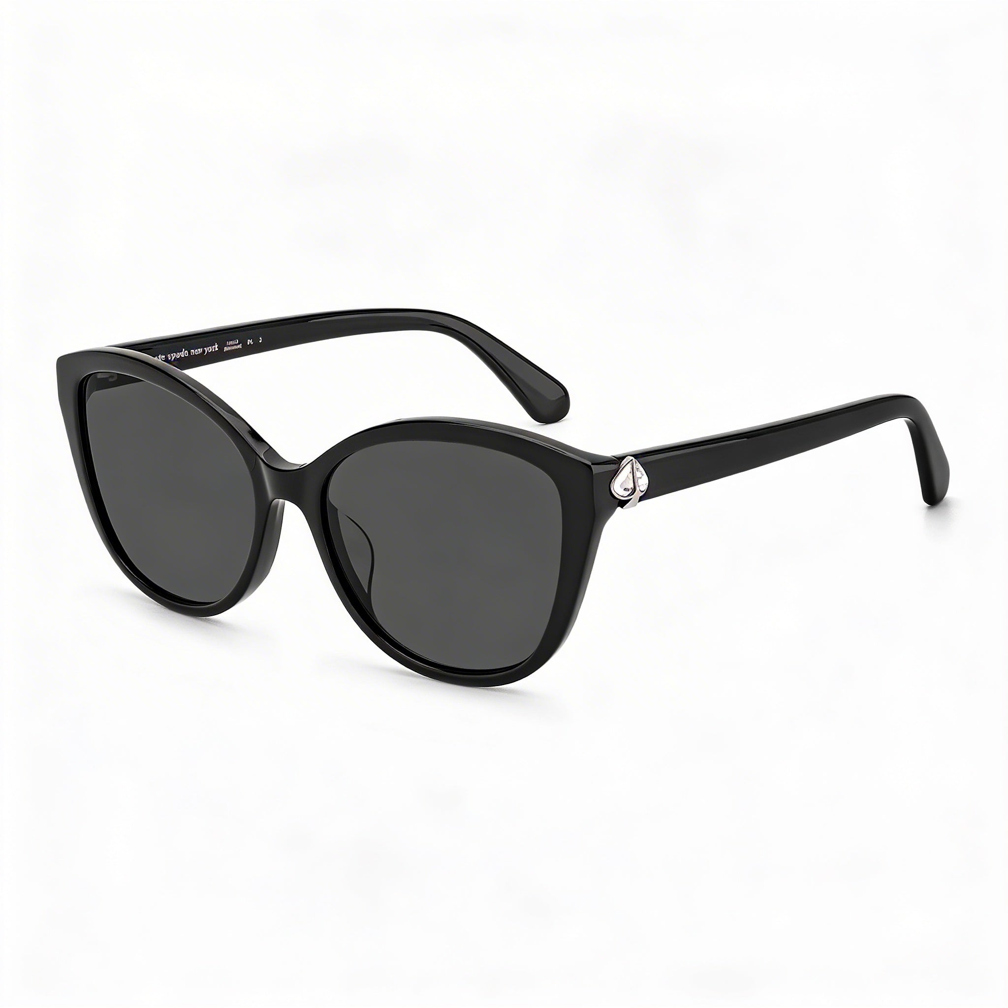 Gafas de sol Kate Spade New York Hensley/G/S para mujer, de plástico negro y gris, con protección UV, 55 mm, Photo 1