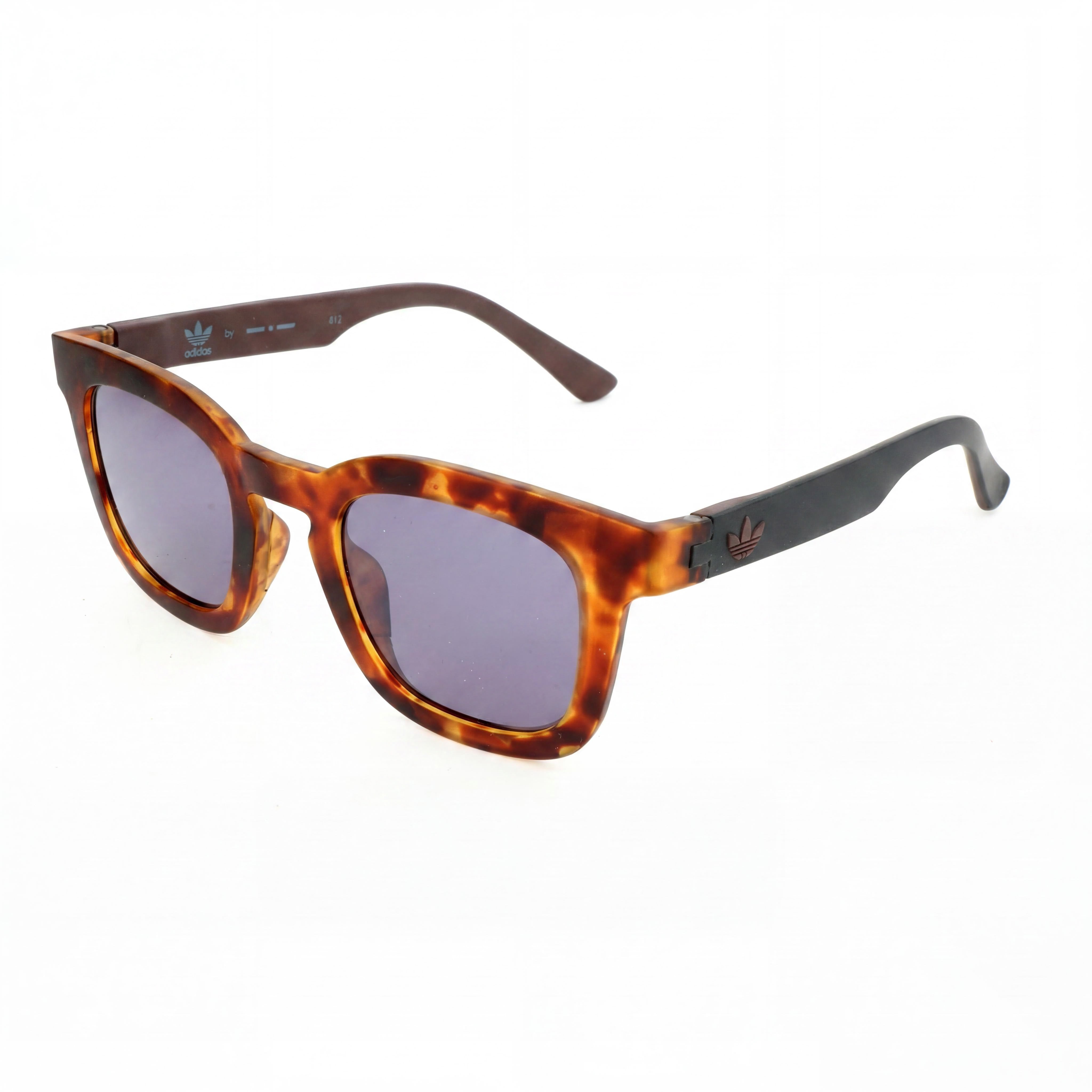 Gafas de sol adidas vintage unisex con montura de plástico multicolor, lentes púrpuras, protección UV y antirreflejos 48-24-145, Photo 1
