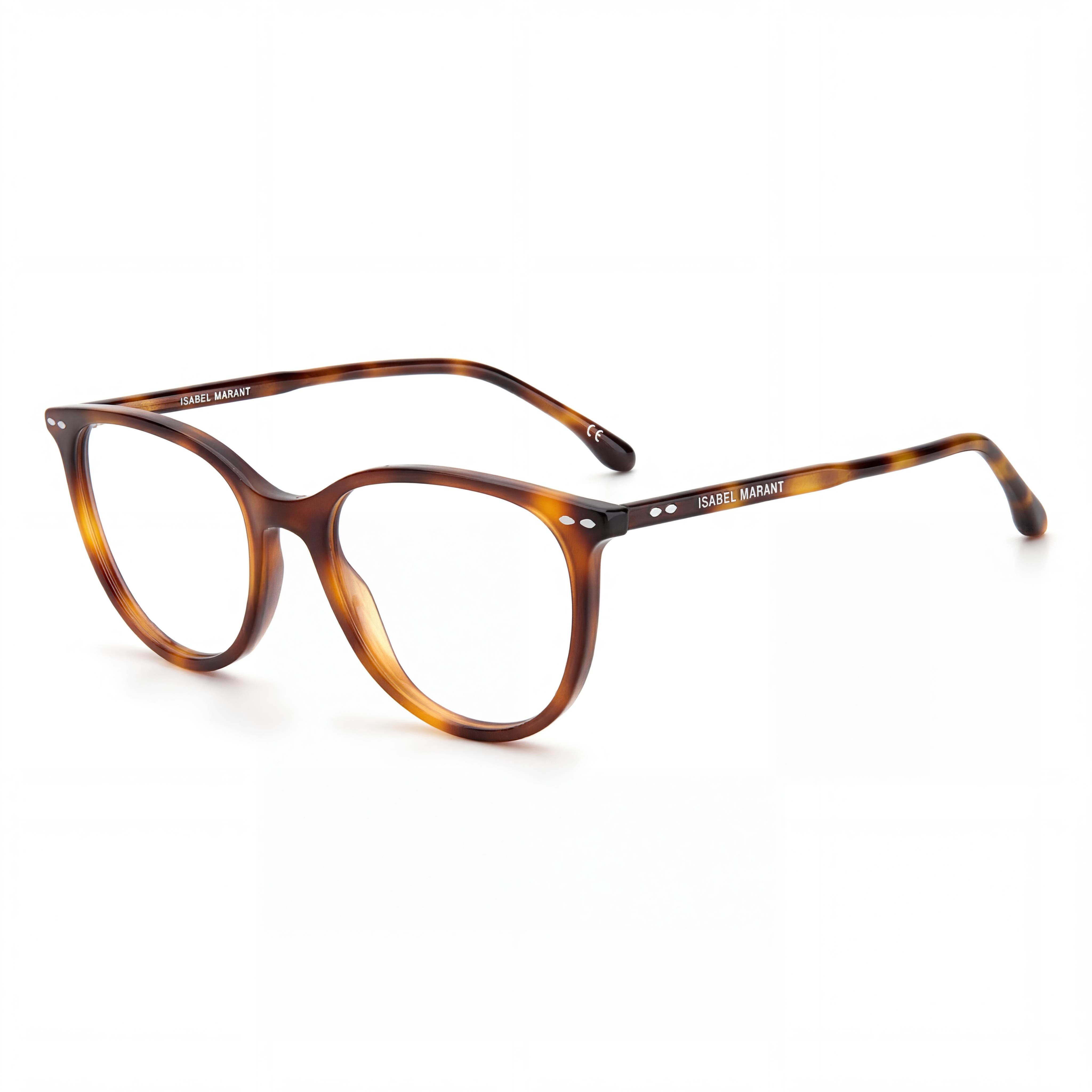 Isabel Marant Modern Style Unisex Havana Acetate Frame Sunglasses with Matching Havana Lenses, 51mm, Photo 1