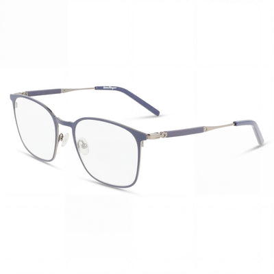 Gafas graduadas de titanio para mujer Salvatore Ferragamo Modern Blue Light Ruthenium de 54 mm