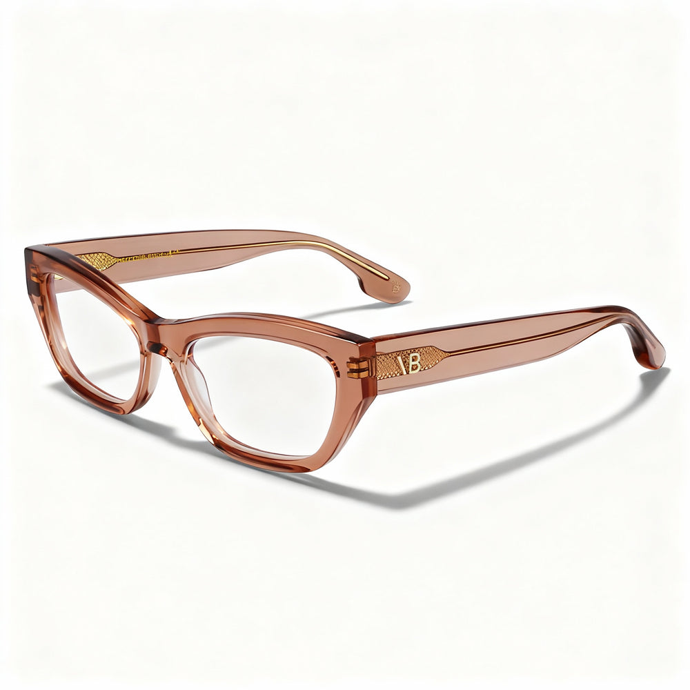 Victoria Beckham Vb2675 Women's Antique Rose Cat-Eye Ophthalmic Eyeglasses Frame, Size 53/17/140