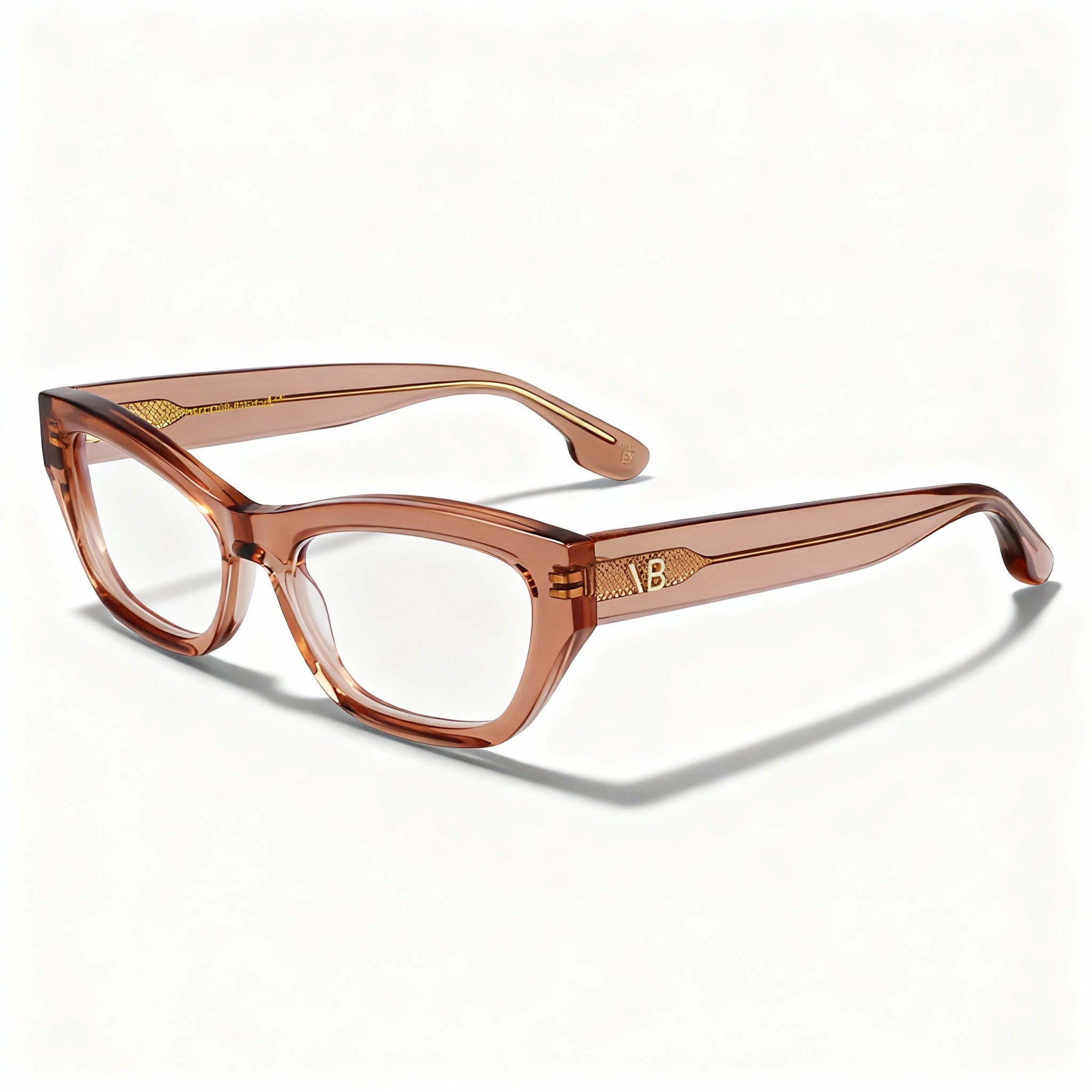 Victoria Beckham Vb2675 Women's Antique Rose Cat-Eye Ophthalmic Eyeglasses Frame, Size 53/17/140