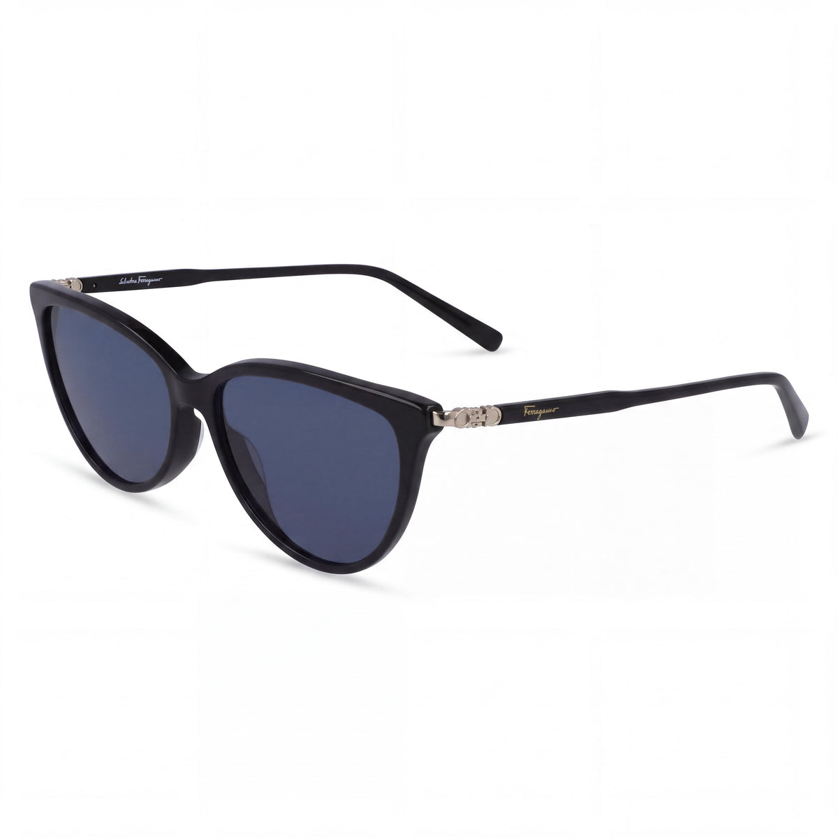 Salvatore Ferragamo Timeless-sf2870sl Unisex Black Plastic Frame Polycarbonate Lens UV Protection Sunglasses 55mm, Photo 1