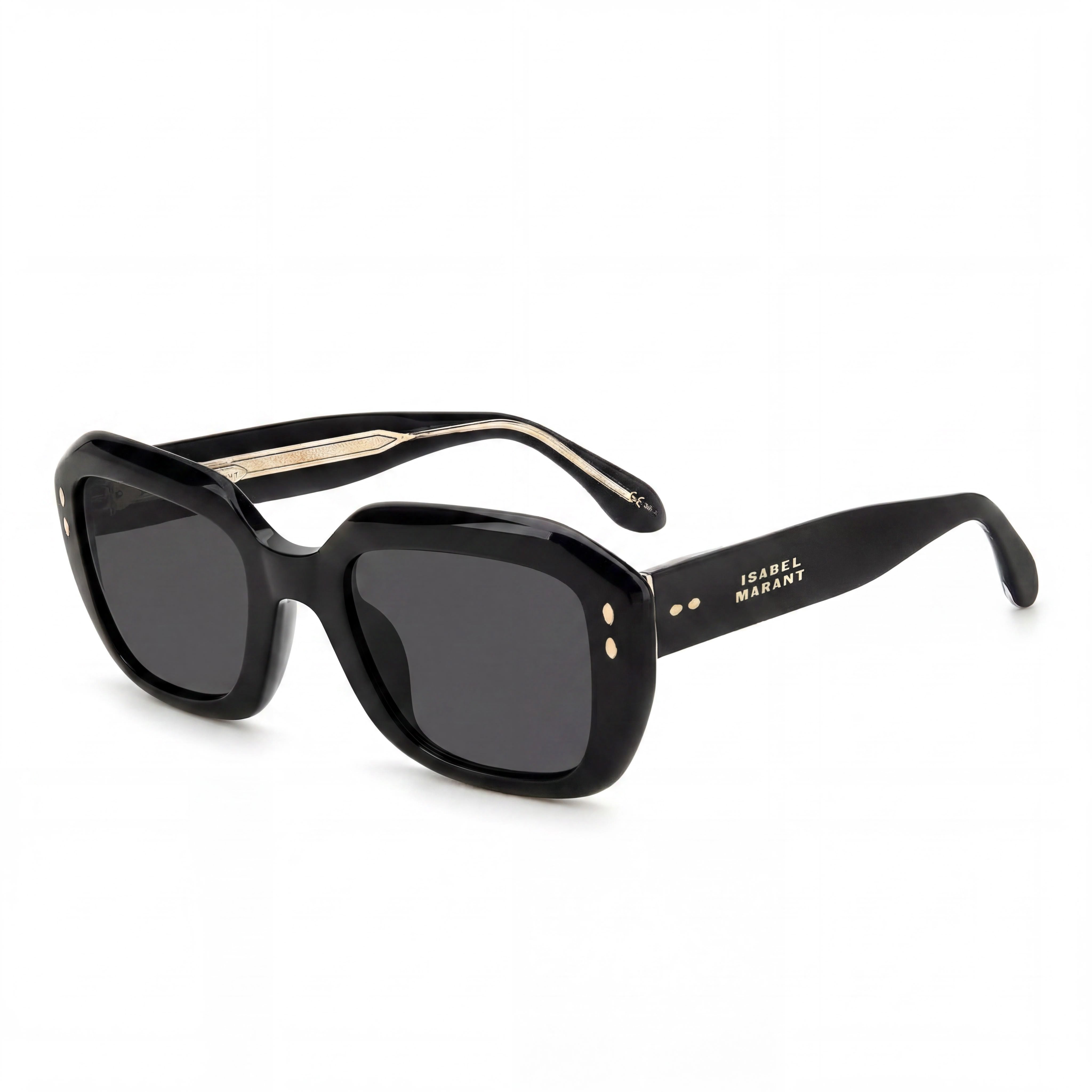Isabel Marant Trendy Acetate Women's Black UV Protection Polycarbonate Lens Sunglasses 52mm, Photo 1