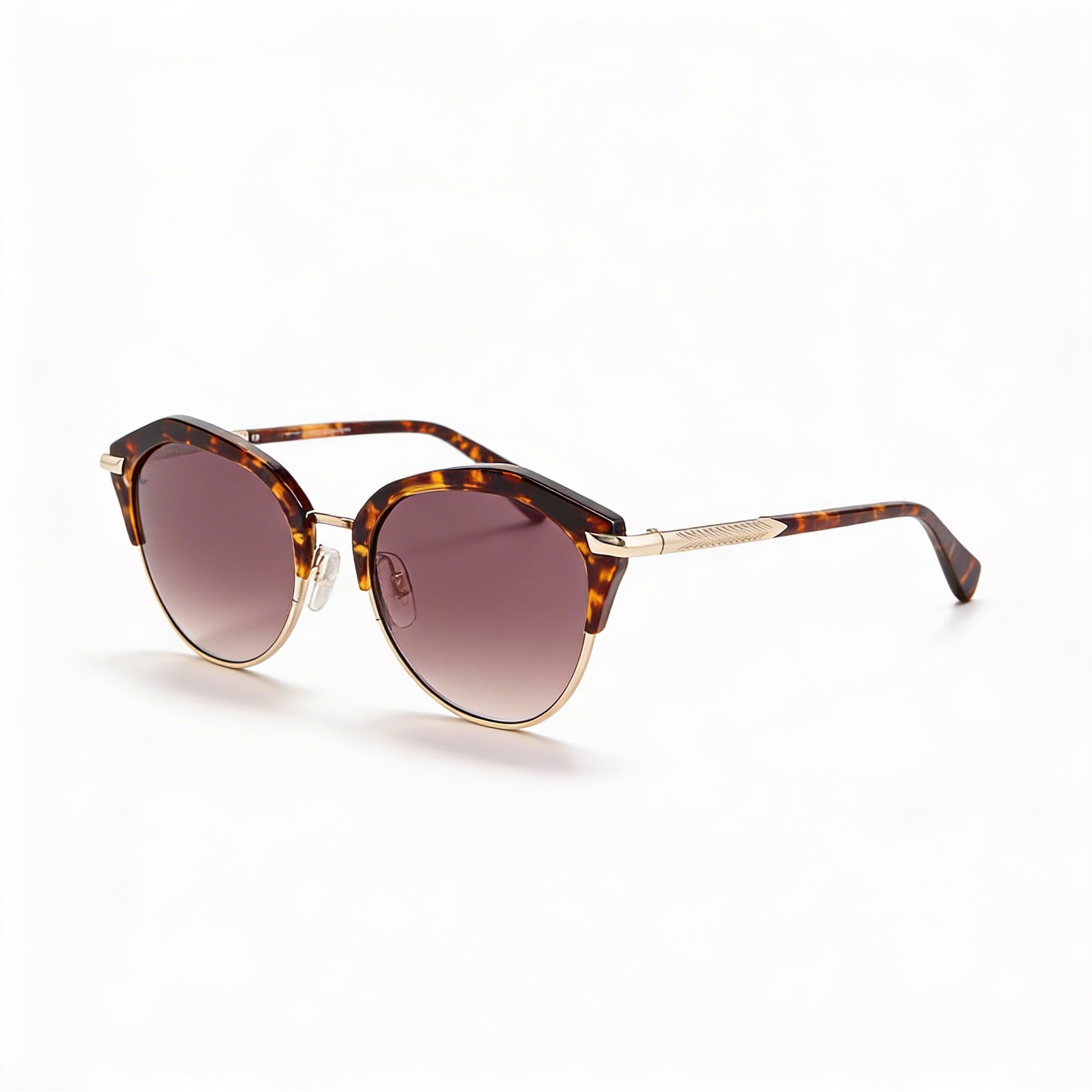 Rag & Bone Modern Heritage Women's Stainless Steel Havana Pink Sunglasses 55mm, Photo 1
