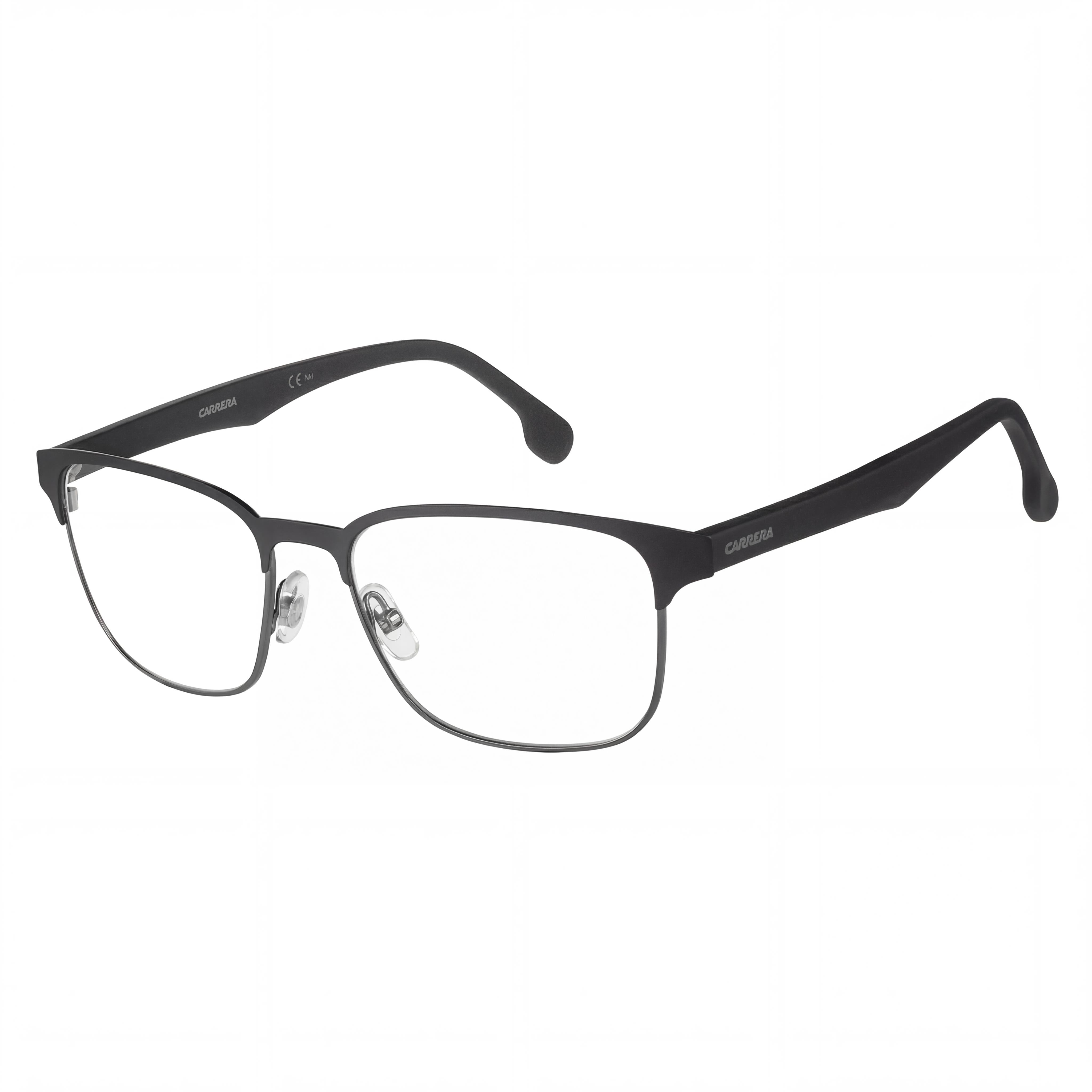 Carrera Carrera 138/V Unisex Matt Black Metal Rectangular Optical Eyeglasses 54mm, Photo 1