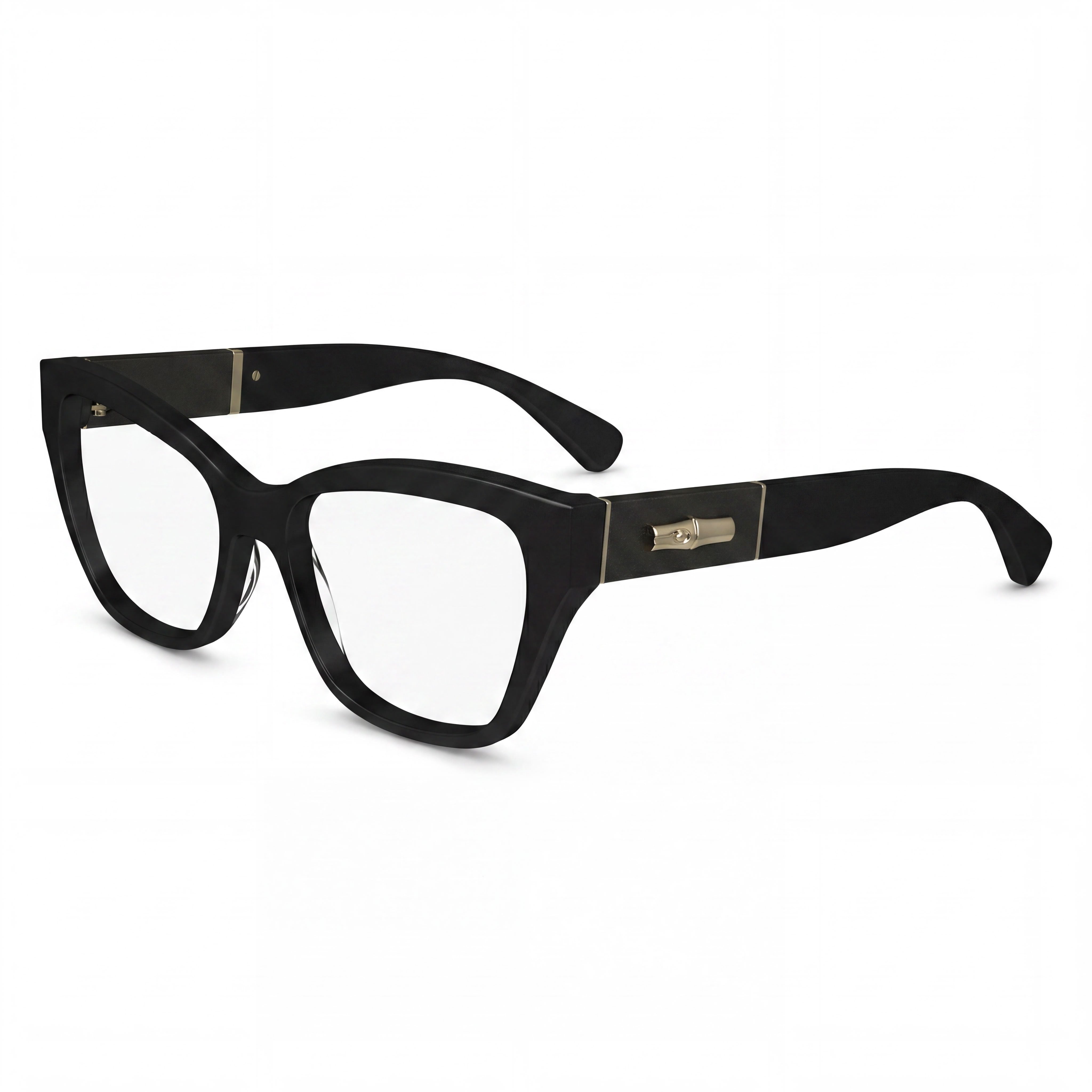 Longchamp Gafas Ópticas Negras Lo2742l para Mujer con Cristales Transparentes de Demostración, Aptas para Receta, 52mm, Photo 1