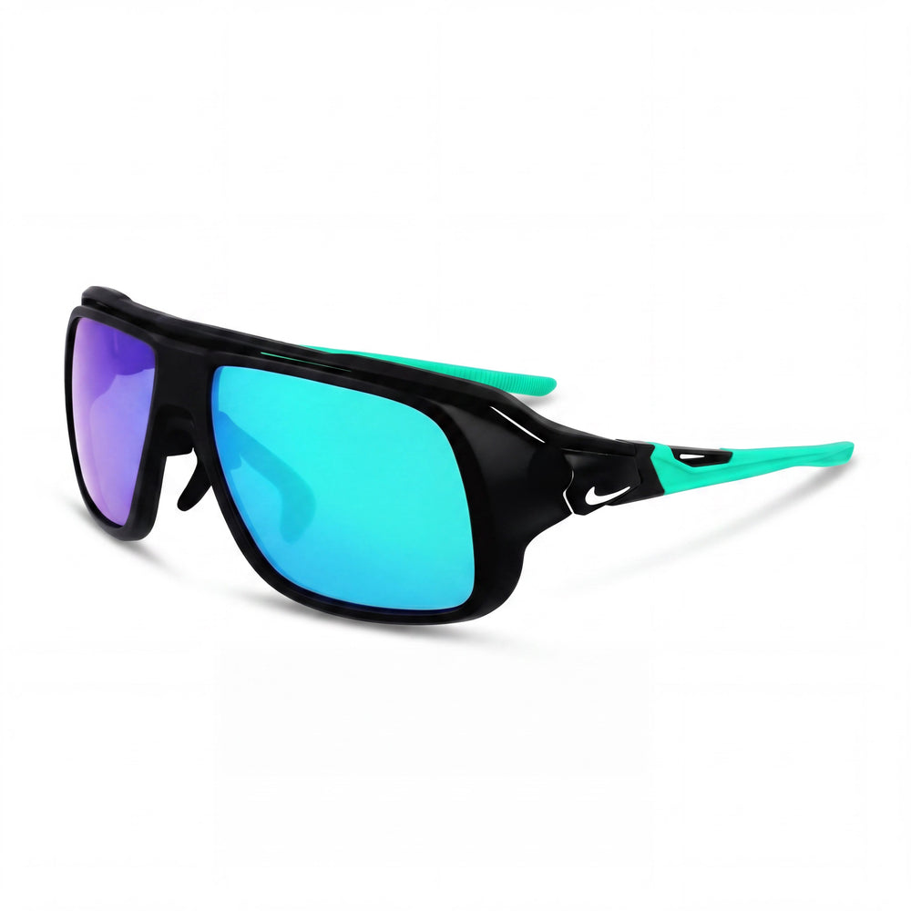 Nike Flyfree Soar Ev24001 Women's Matte Black Stainless Steel Interchangeable Lens Sunglasses 100% UVA/UVB 59mm