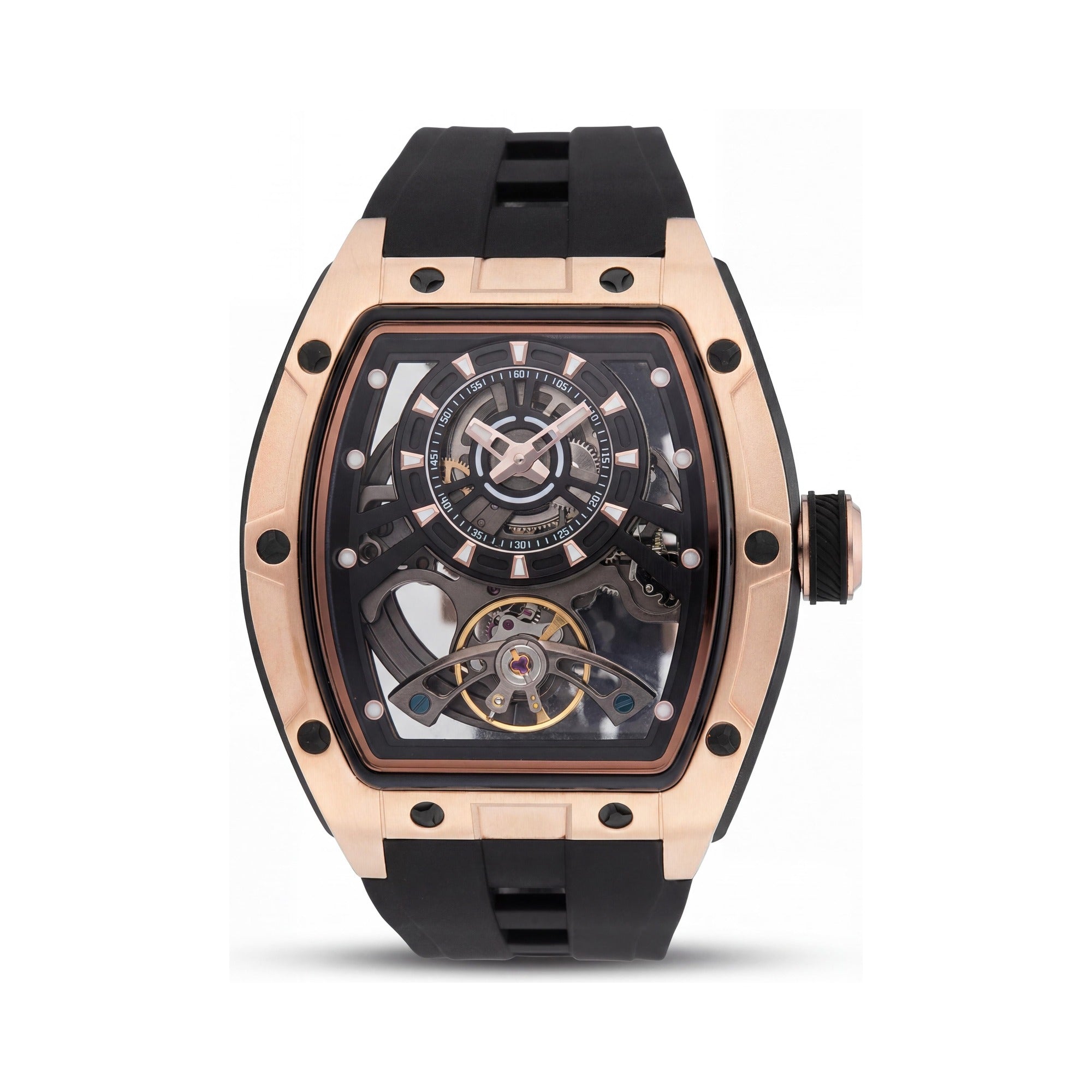 Invicta S1 Rally 49037 Men's Automatic Chronograph Watch, 44mm Stainless Steel Case, Black Dial, Silicone Strap, Photo 1