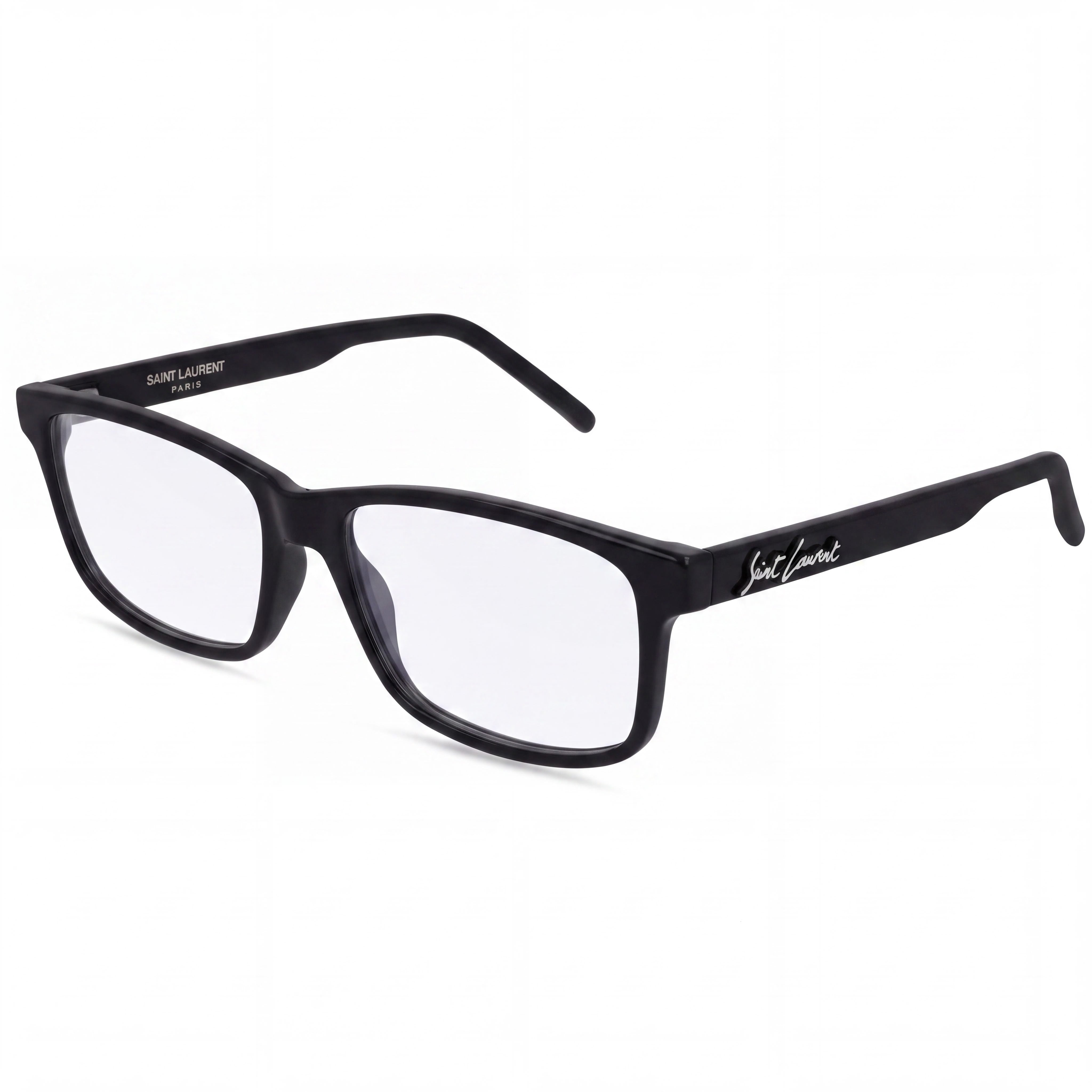 Yves Saint Laurent Saint Laurent Sl 319 001 Men's Black Transparent Acetate Non Eyeglasses 56mm, Photo 1