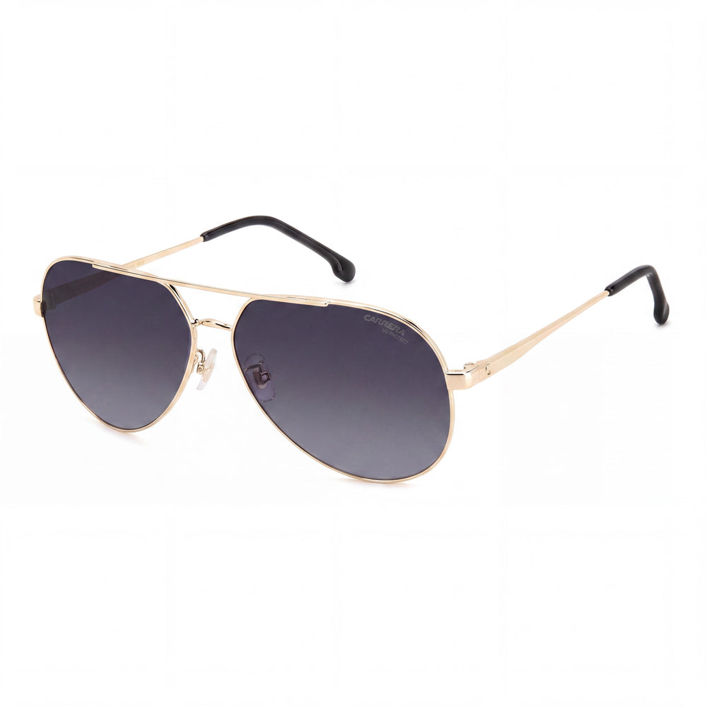 Carrera Women's CARRERA 3005/S Stainless Steel Gold Black Dark Grey Shaded Gradient 100% UV Pilot Sunglasses 63mm