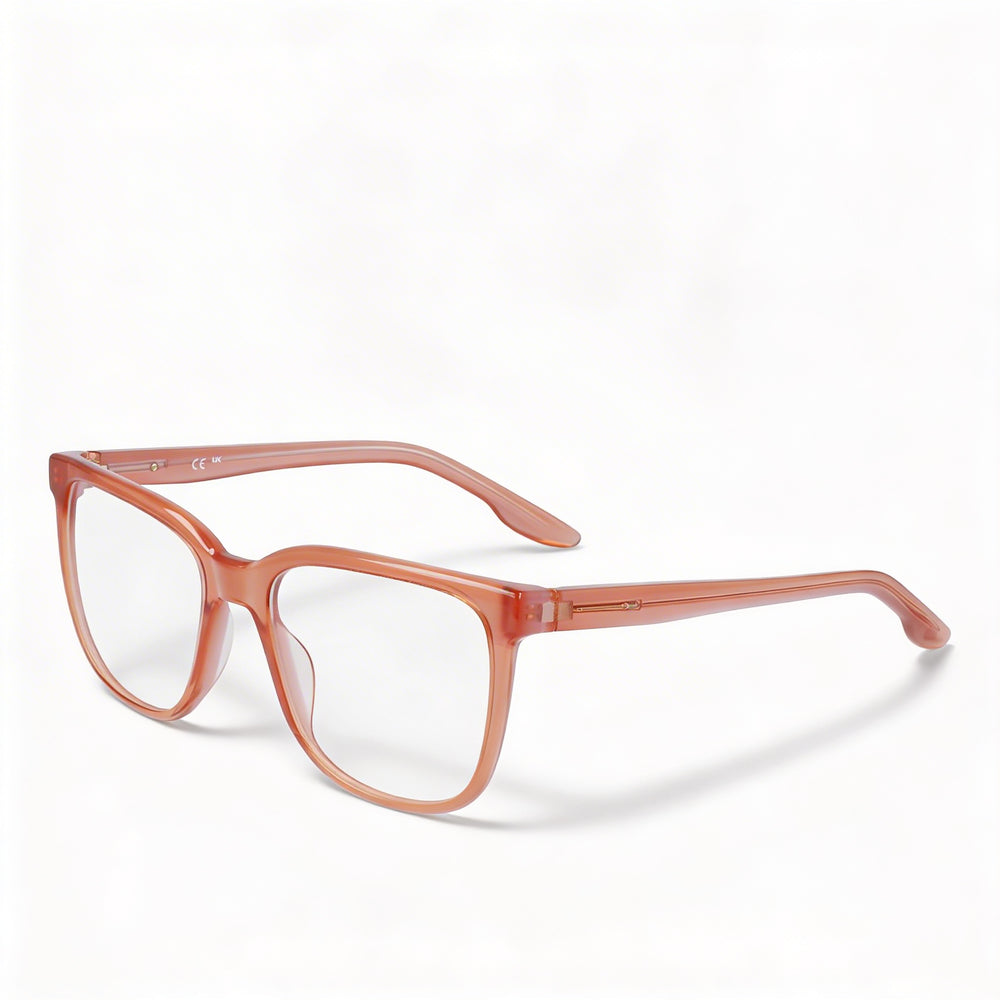 Nike Modern Women's Sunglasses, featuring an Acetate Frame in a Milky Warm Sand Laminate Finish, 53mm Lens Width