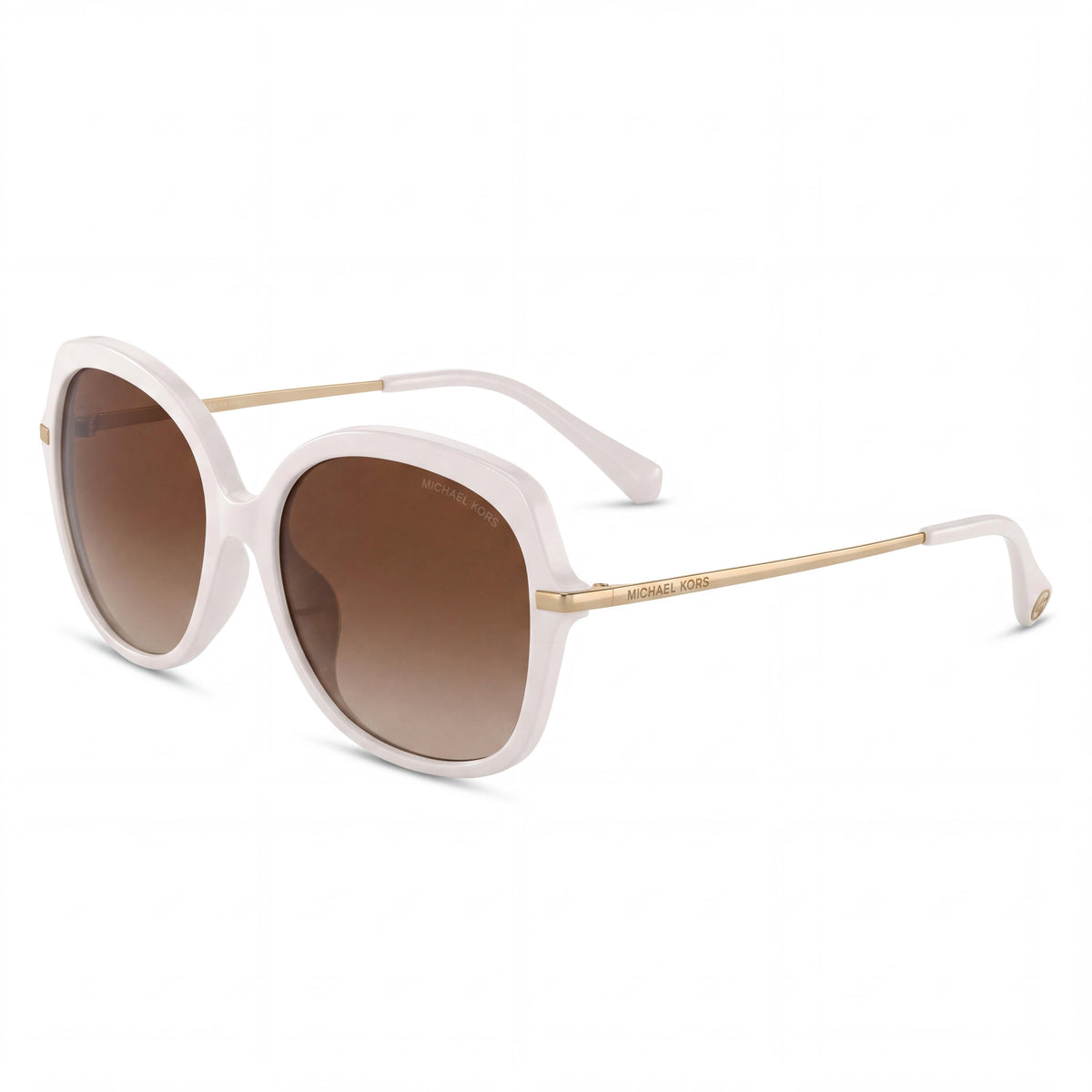 Michael Kors 2149u Women's Square Metal Bone Pearlized Brown Sunglasses 56mm, Photo 1