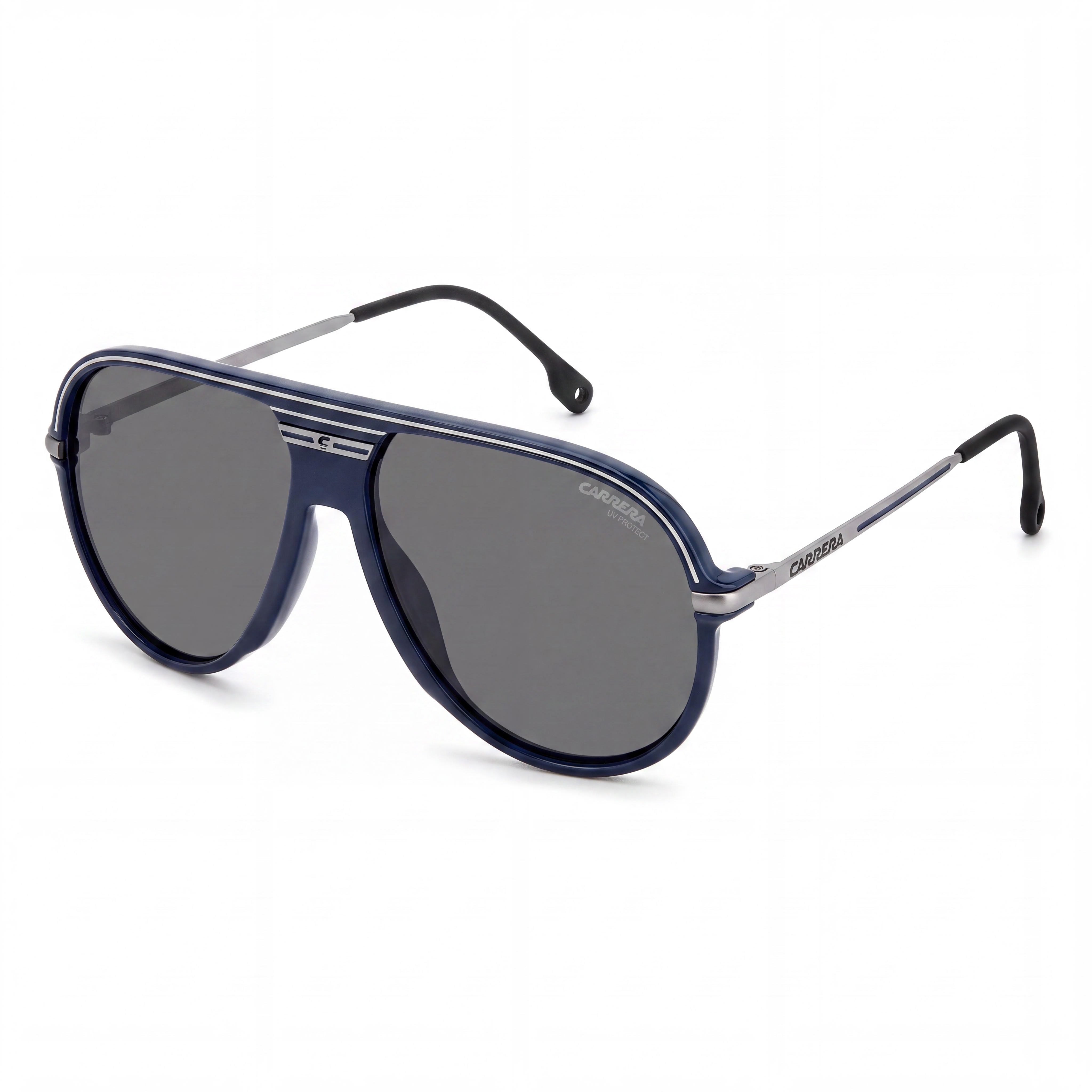 Carrera C Sport 06/S Pilot Women's Blue Plastic Foldable Sunglasses with 100% UV Protection 61mm, Photo 1