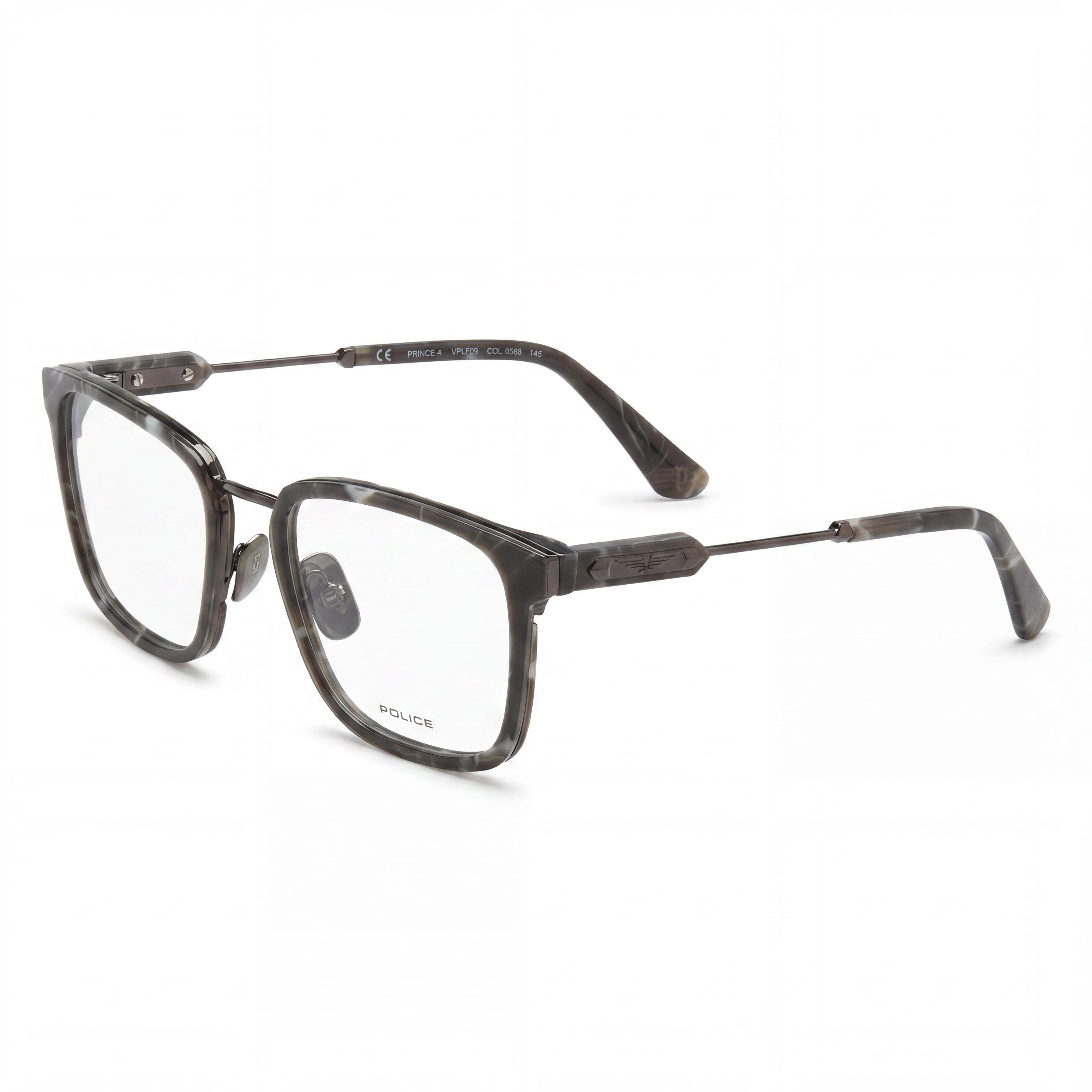 Gafas Police Classic Vision para hombre con montura Gun brillante y lentes de plástico, Photo 1