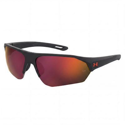 Under Armour Ua 0001/G/S Unisex Matte Black Propionate Red Multilayer Oleophobic Non-Polarized UV Protection 72-10-130