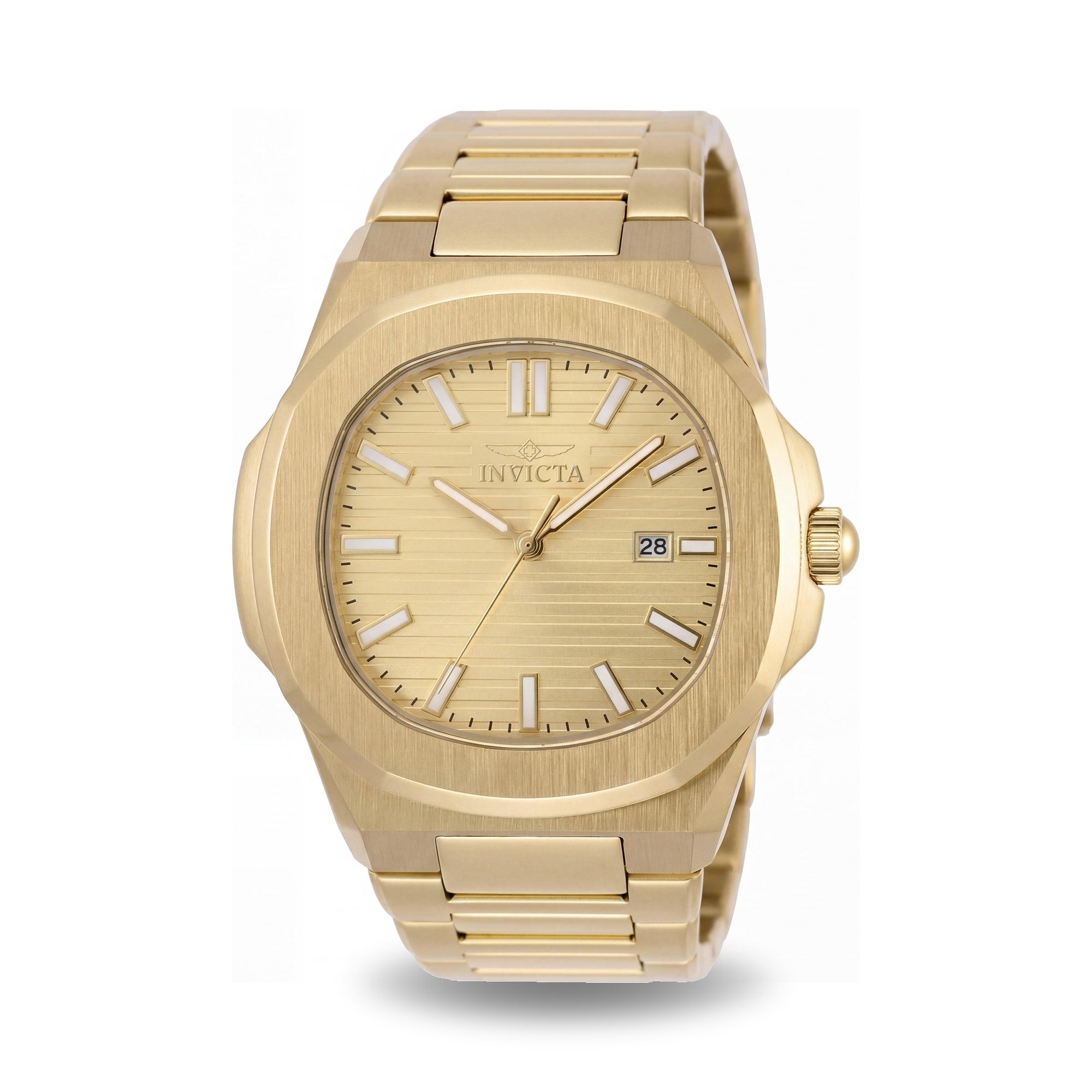Invicta Speedway 48520 Unisex Gold-Tone Stainless Steel Quartz Bracelet Watch 41mm, 5 ATM Water Resistant, Photo 1