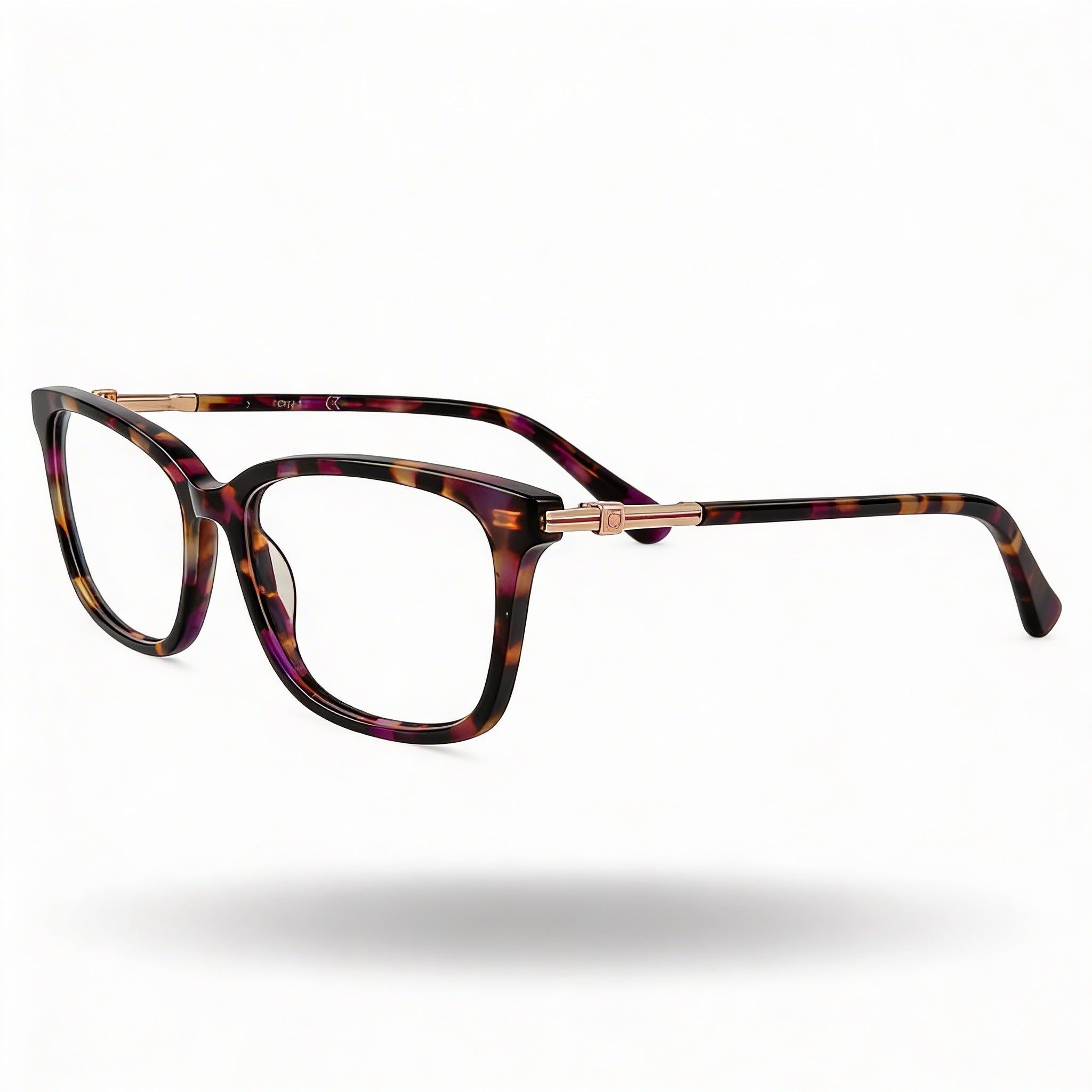 GUESS GU2907 Gafas de Mujer Casual Morado Montura de Plástico con Lentes Transparentes de Demostración, Aptas para Receta, 53mm, Photo 1