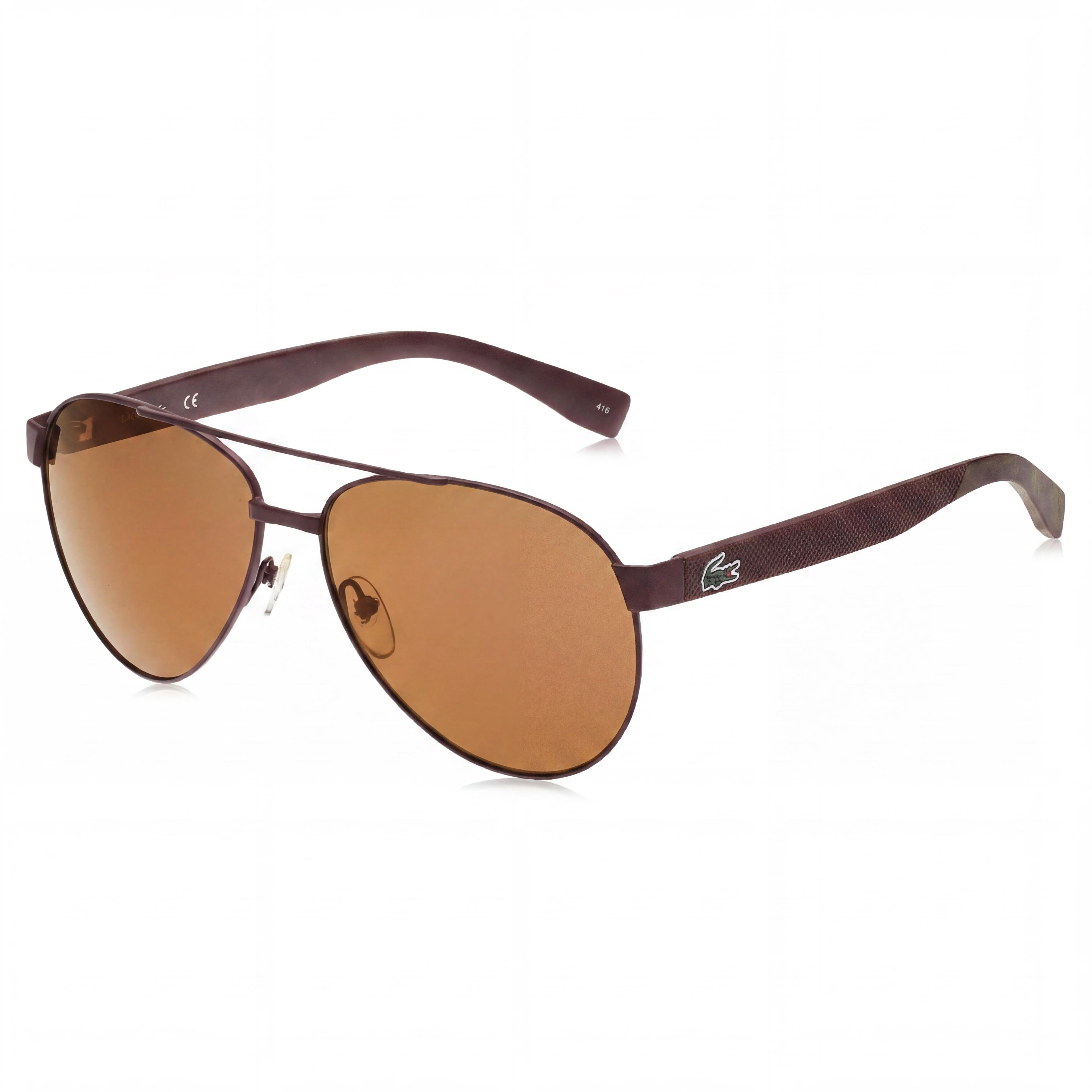 Lacoste L185S 615 60 Women's Metal Light Green UV Protected Sunglasses, Multicolour Lens, 60mm, Photo 1