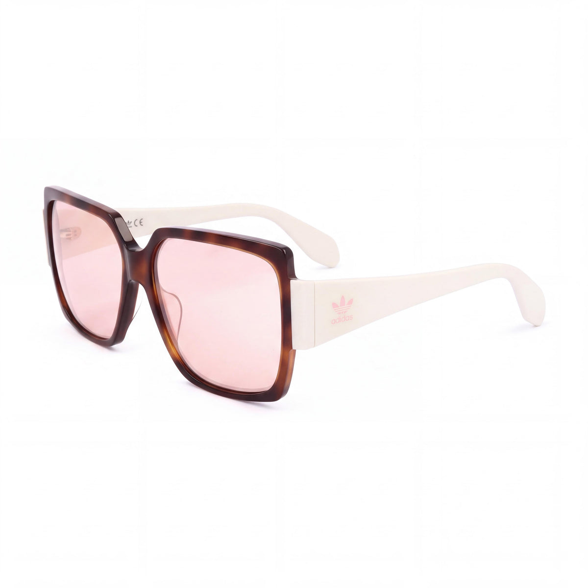 Gafas de sol adidas Originals clásicas de acetato Habana oscura para mujer con lentes de espejo Burdeos, protección UV, 55 mm, Photo 1