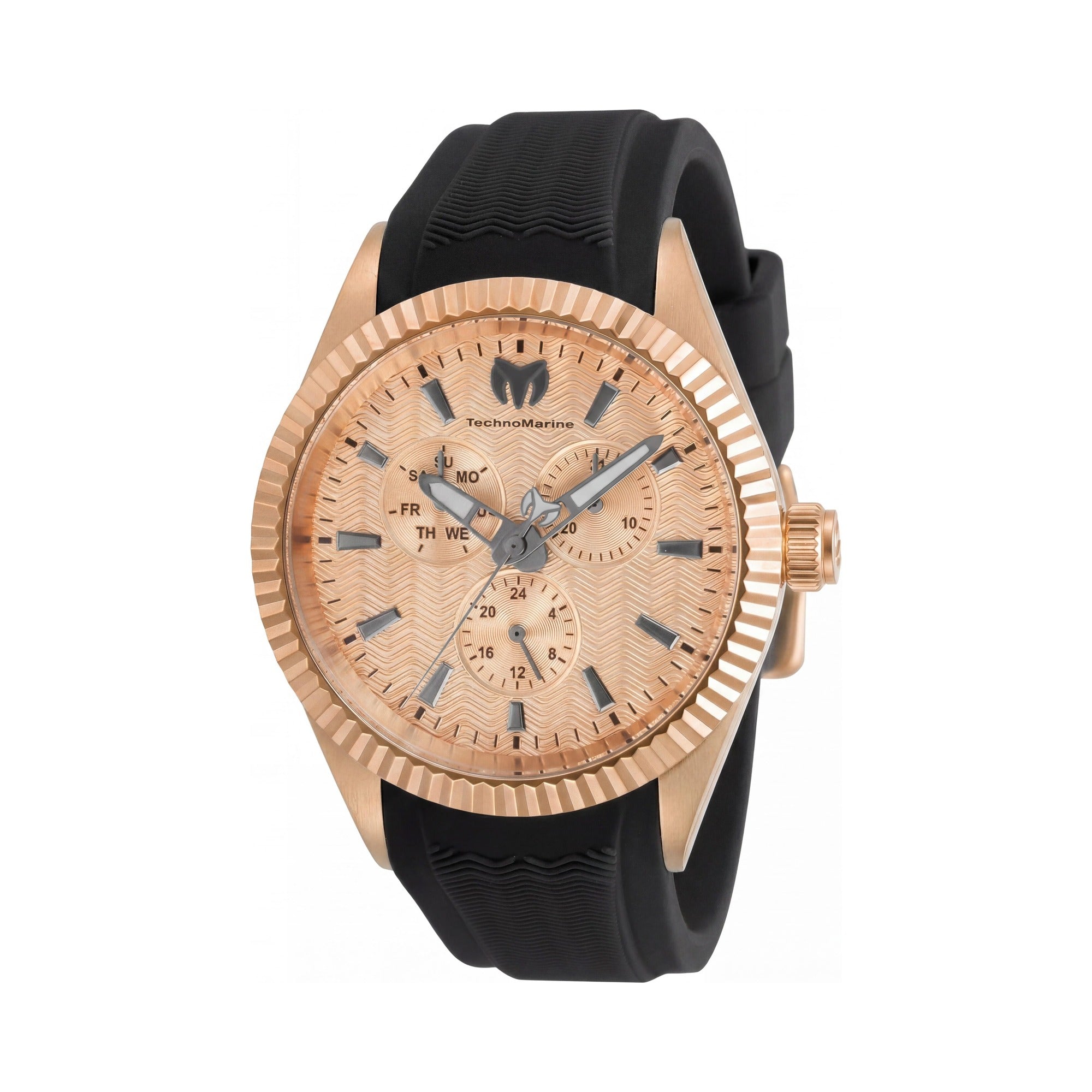 Technomarine Sea-Dream TM-719026 Quartz Men's Black Stainless Steel Water Resistant Glow In The Dark Watch 42mm, Photo 1