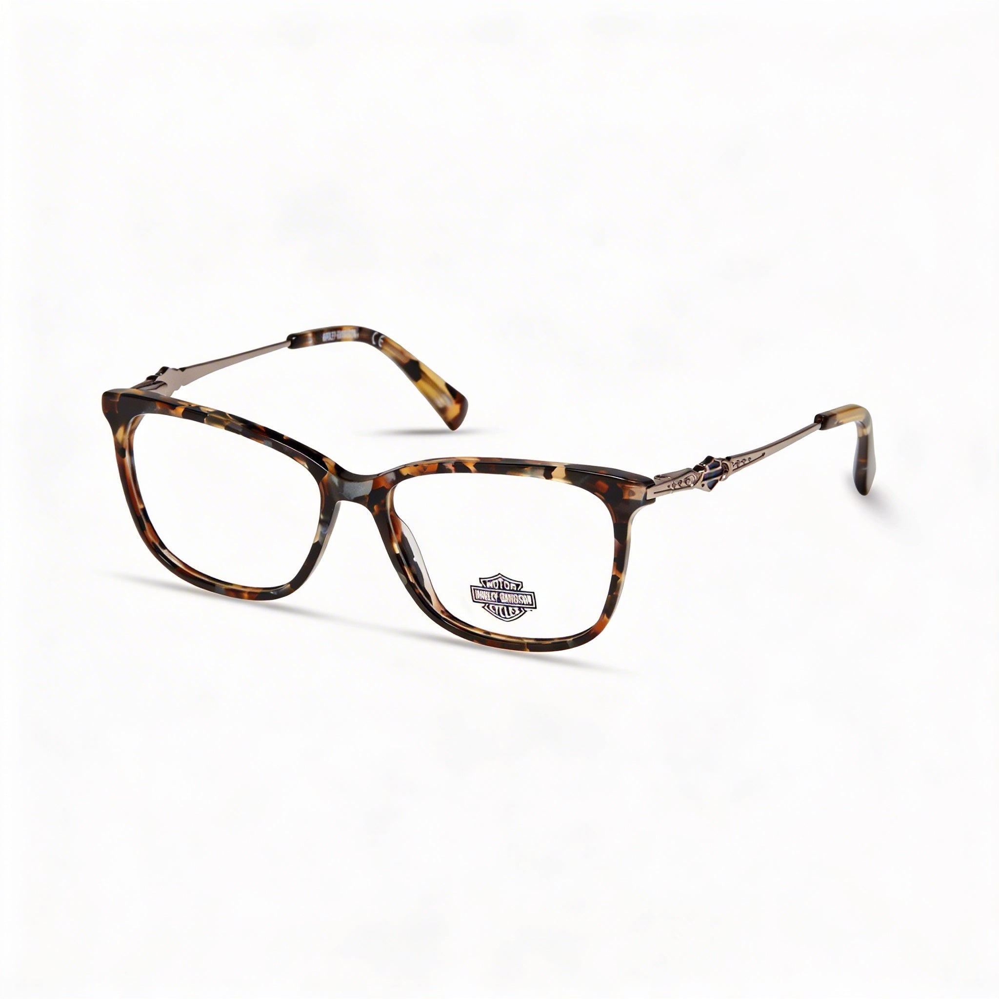Harley-Davidson Brown Unisex Eyeglasses Frames - Prescription Ready Lenses Can Be Replaced With Custom Prescription Lenses, Photo 1
